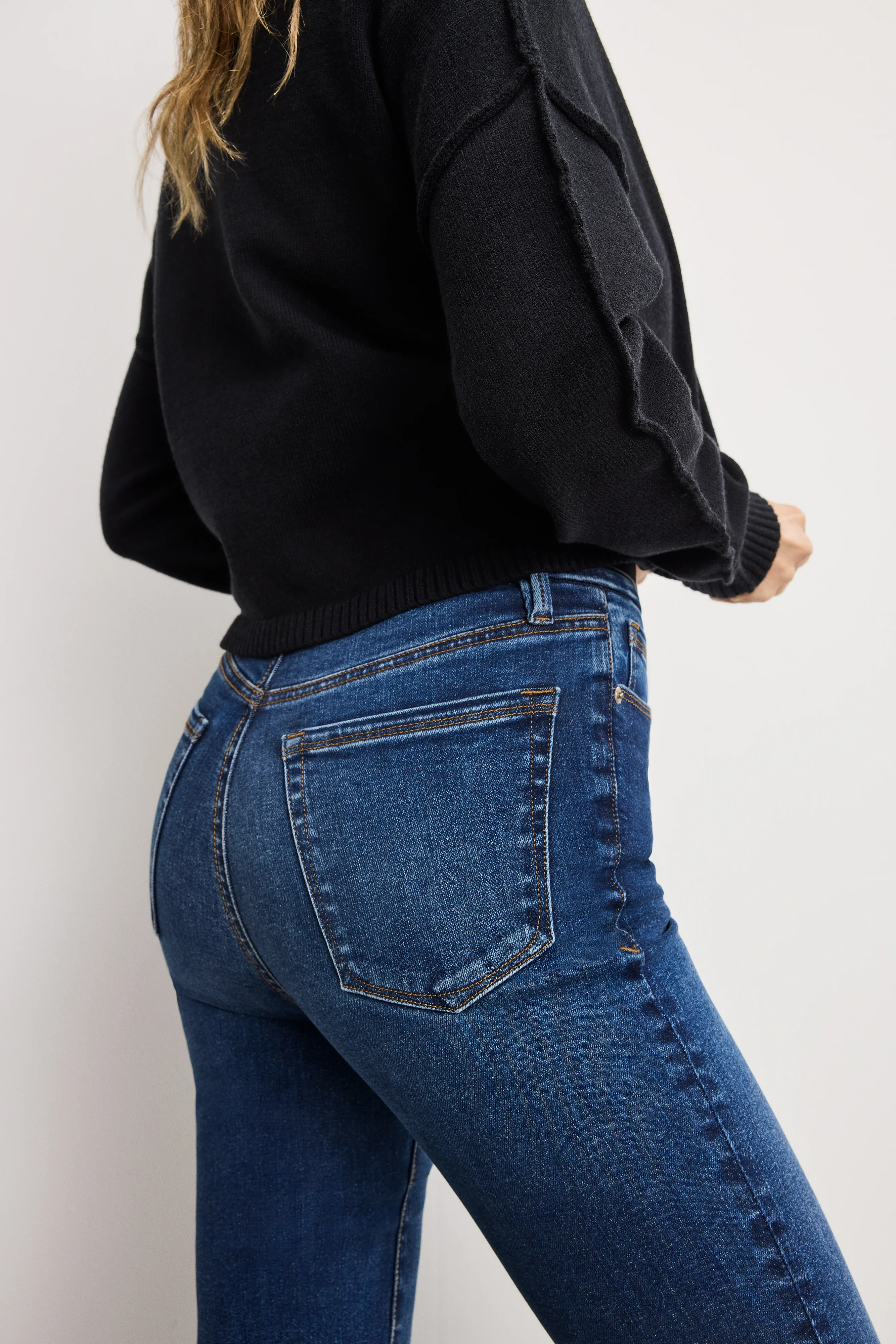 ALWAYS FITS GOOD CLASSIC BOOTCUT JEANS | INDIGO446 - Image 5