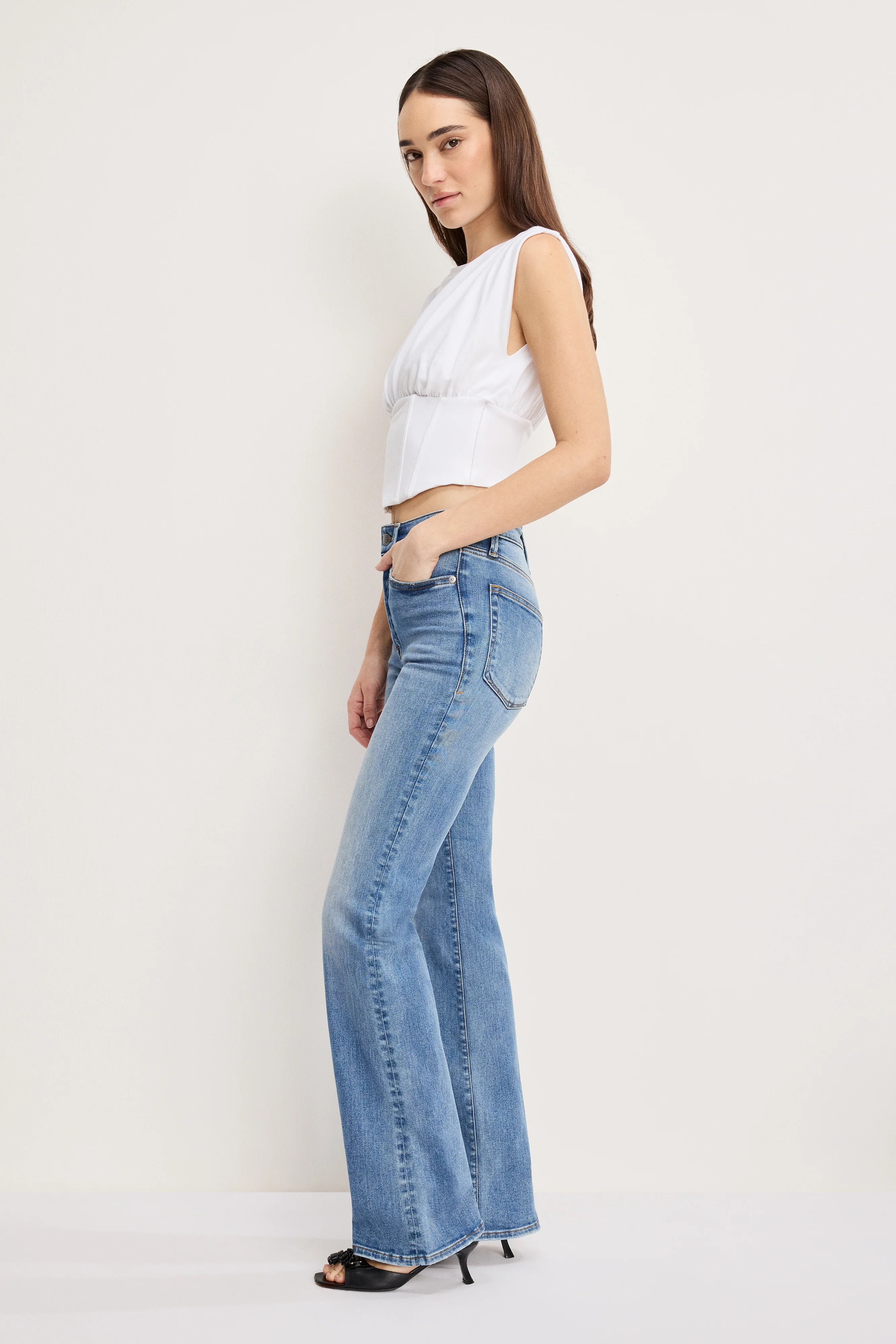 GOOD CLASSIC BOOTCUT JEANS | INDIGO953 - Image 3