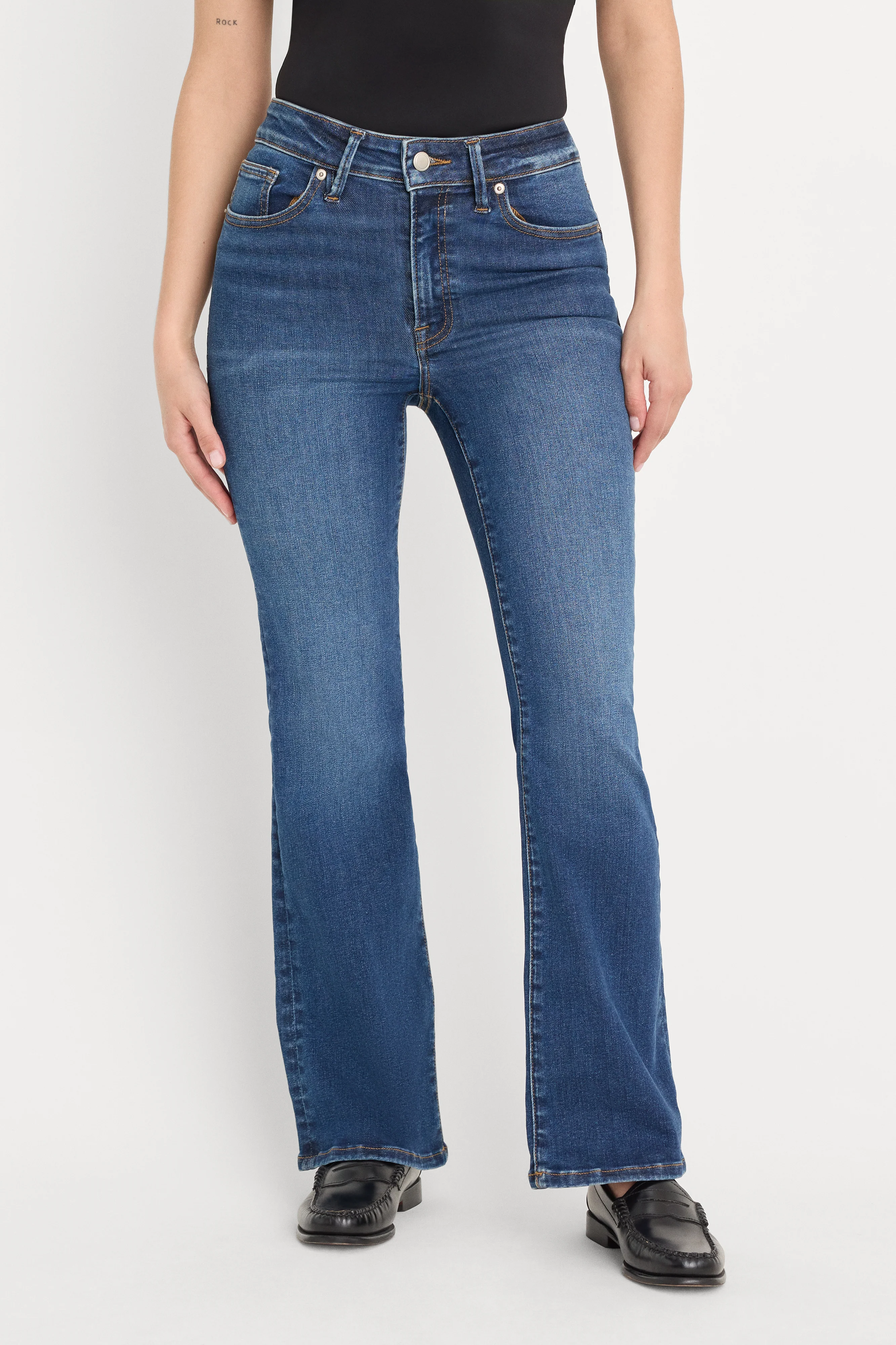 ALWAYS FITS GOOD PETITE BOOTCUT JEANS | INDIGO446 - Image 2