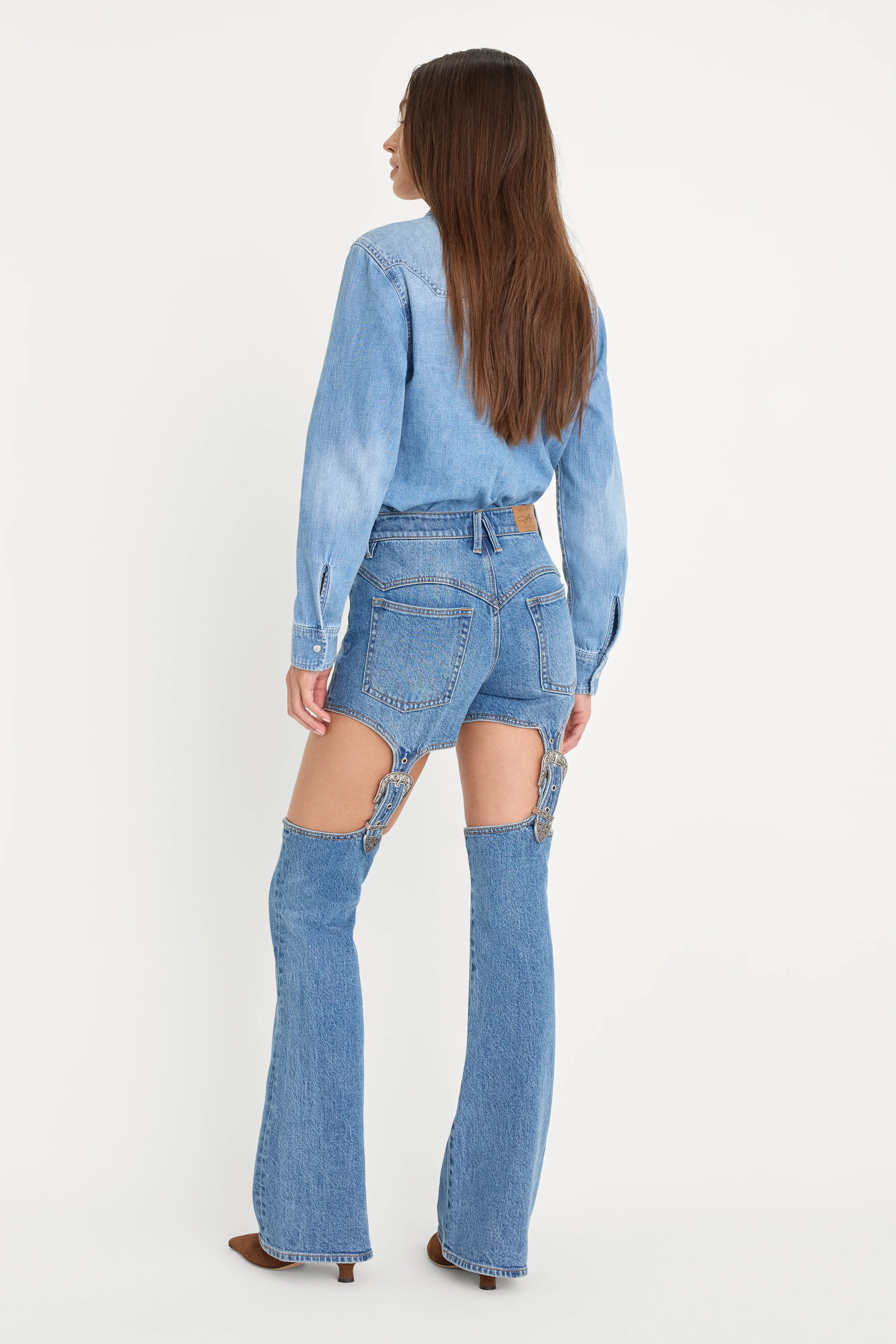 DOLLY JOLEANS BOOTCUT HIGH RISE JEANS | INDIGO1200 - Image 6