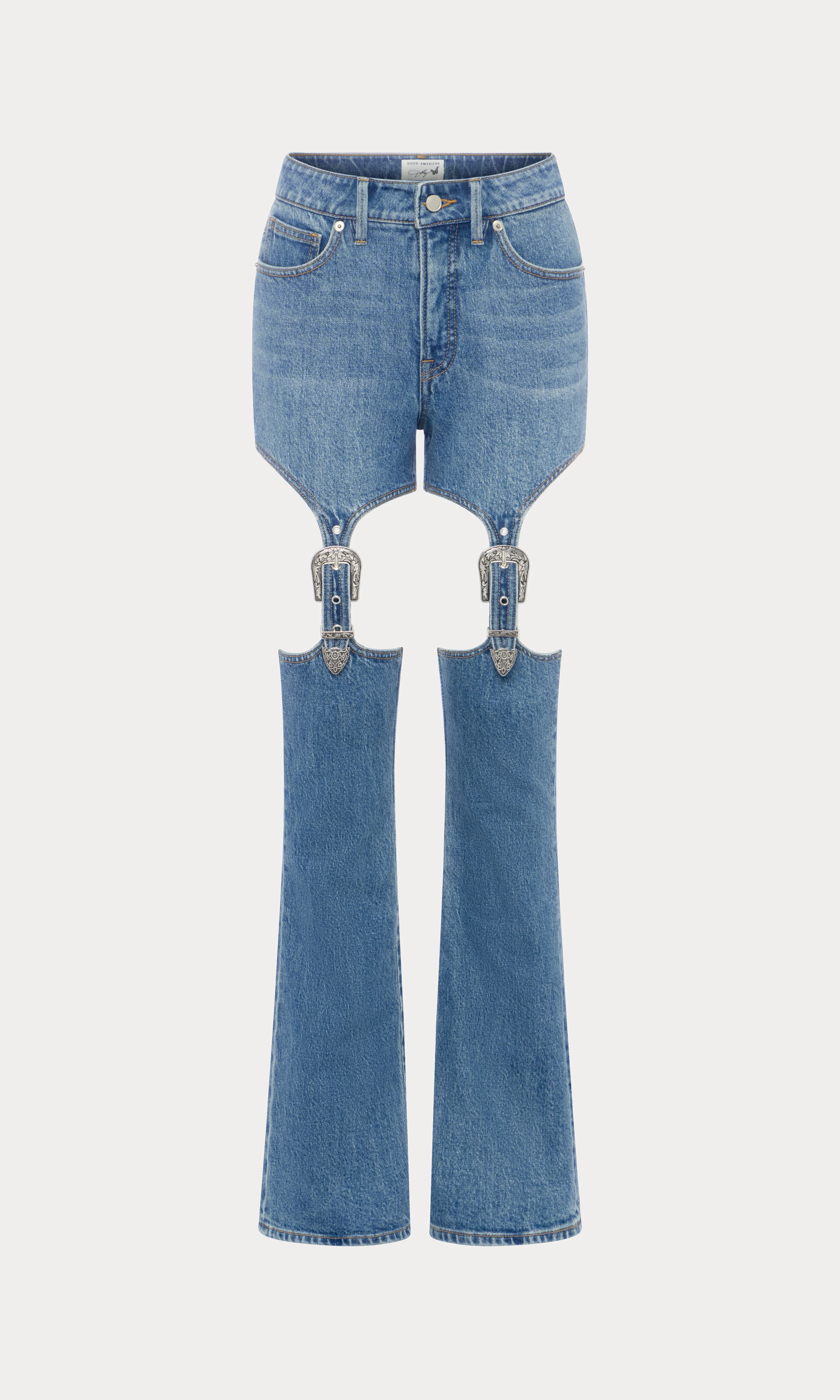DOLLY JOLEANS BOOTCUT HIGH RISE JEANS | INDIGO1200 - Image 8