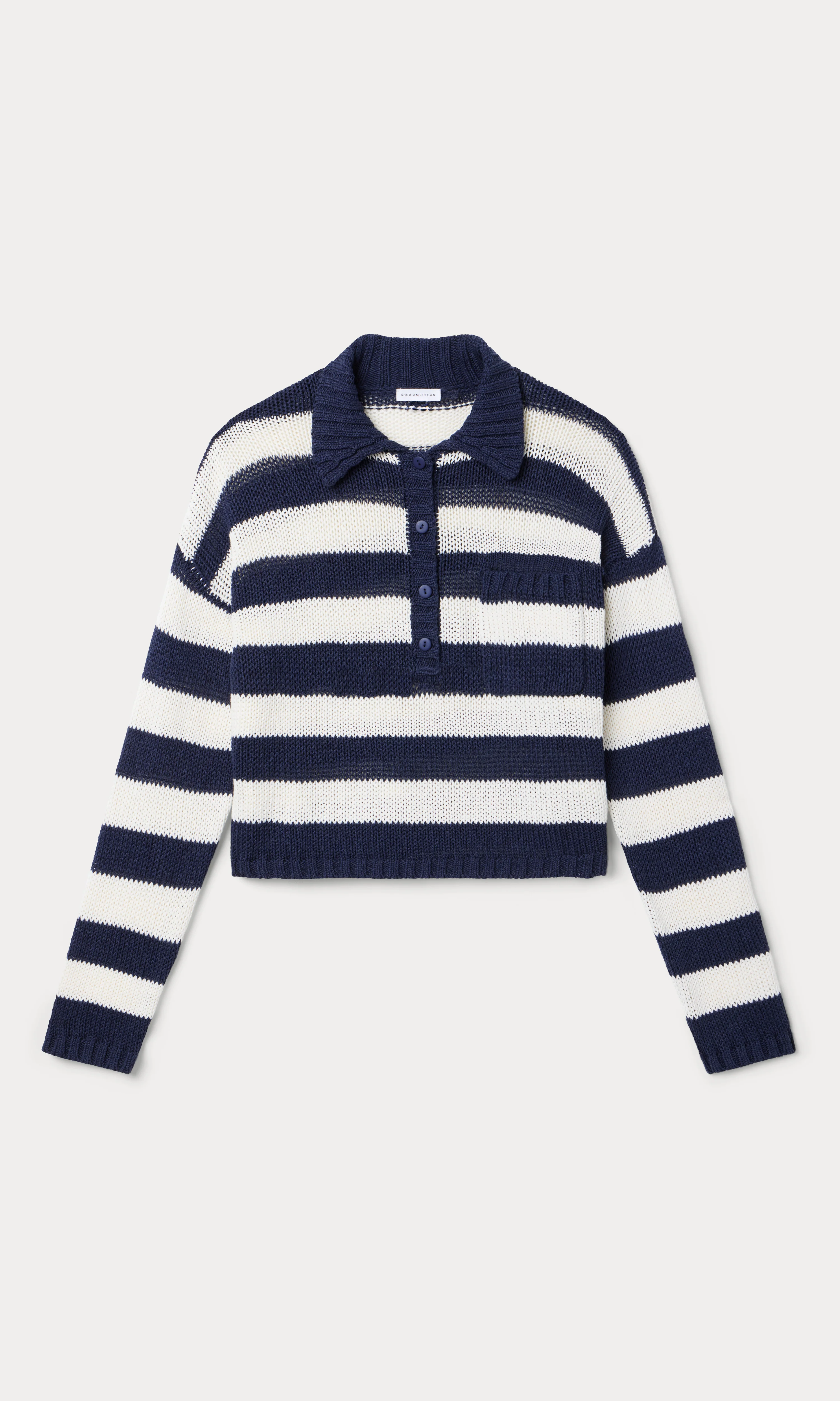 THE HARBOR SWEATER | HORIZON INK STRIPE - Image 6