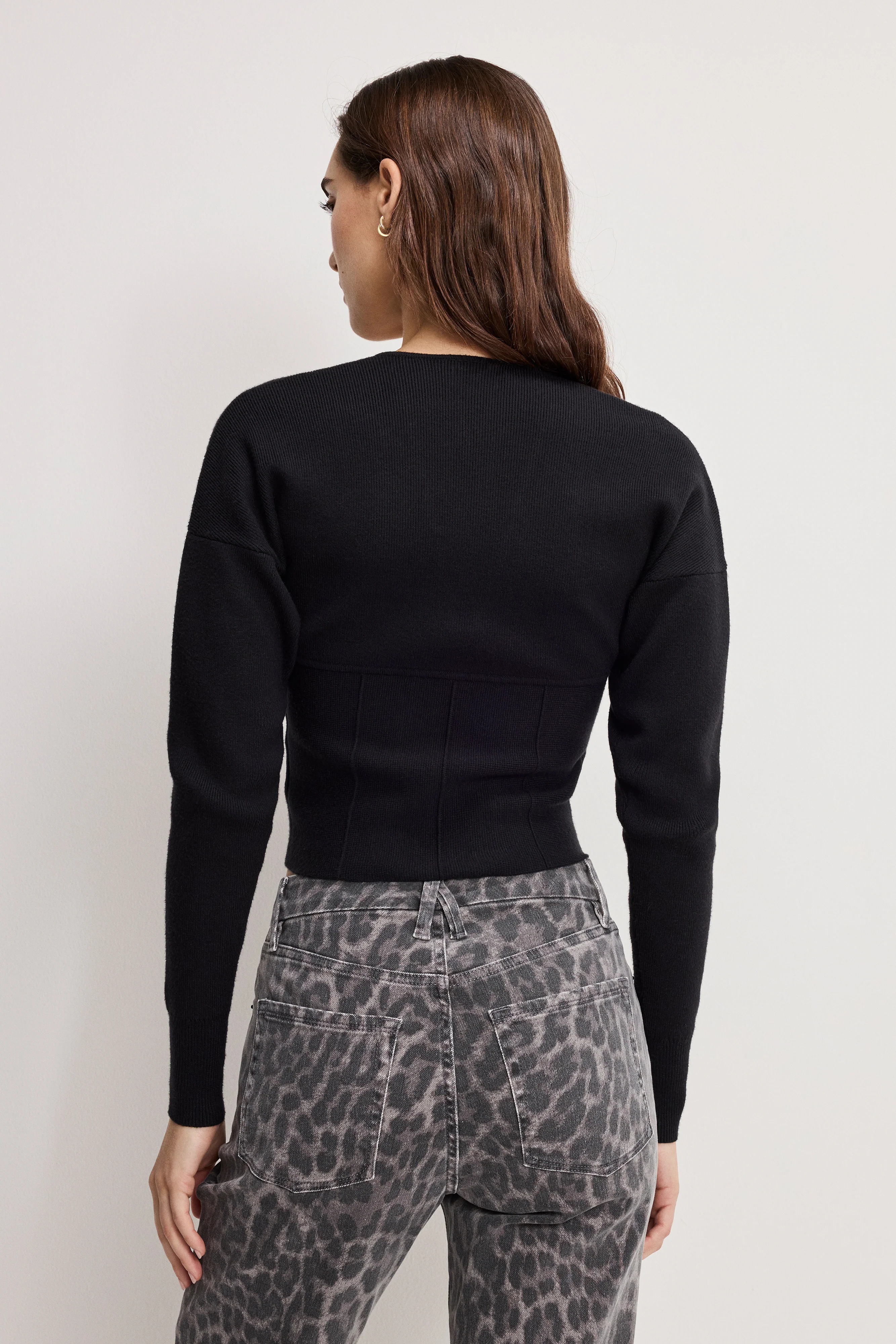 BUSTIER SWEATER | BLACK001 - Image 5