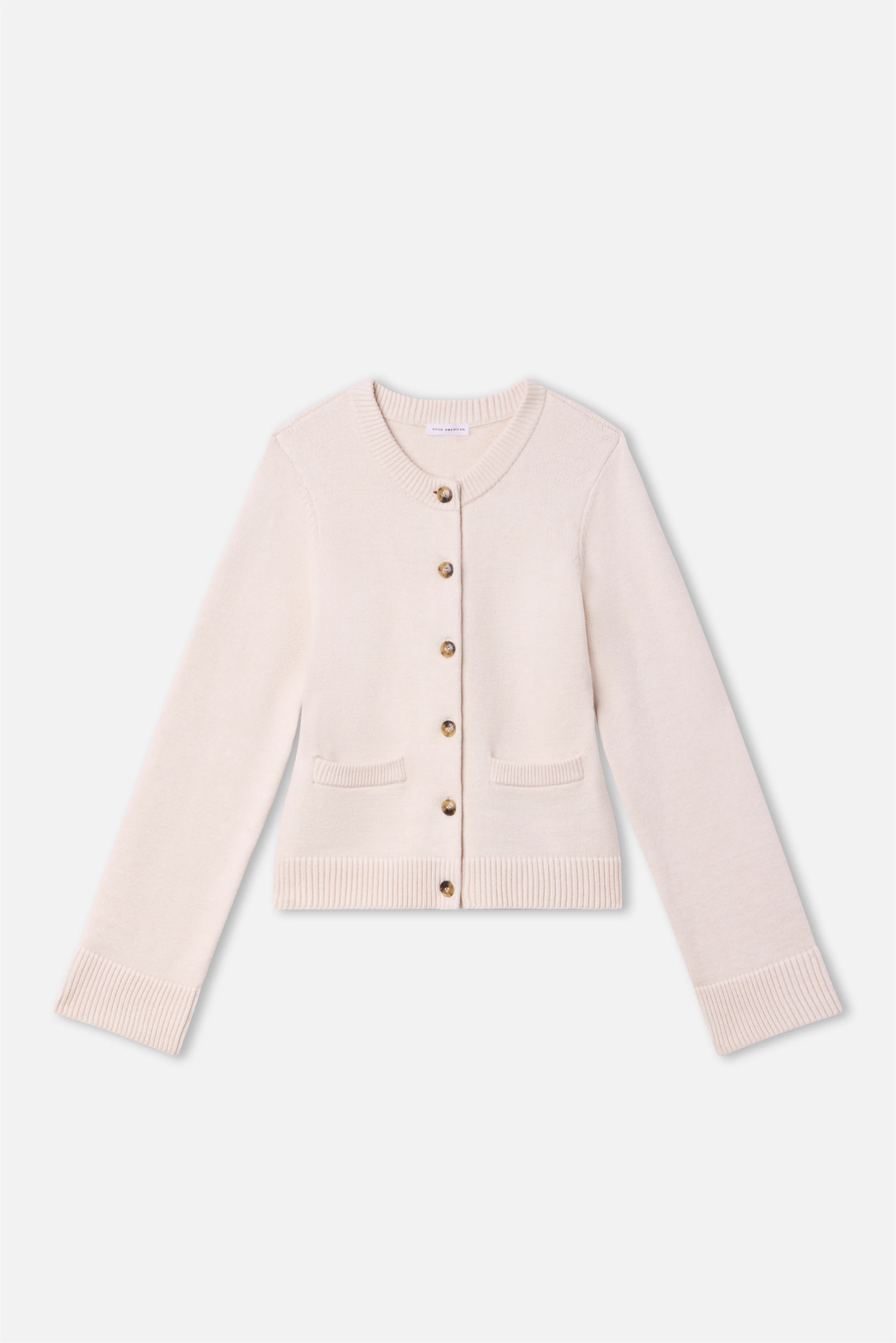 BUTTON FRONT KNIT CARDIGAN | VANILLA001 - Image 4