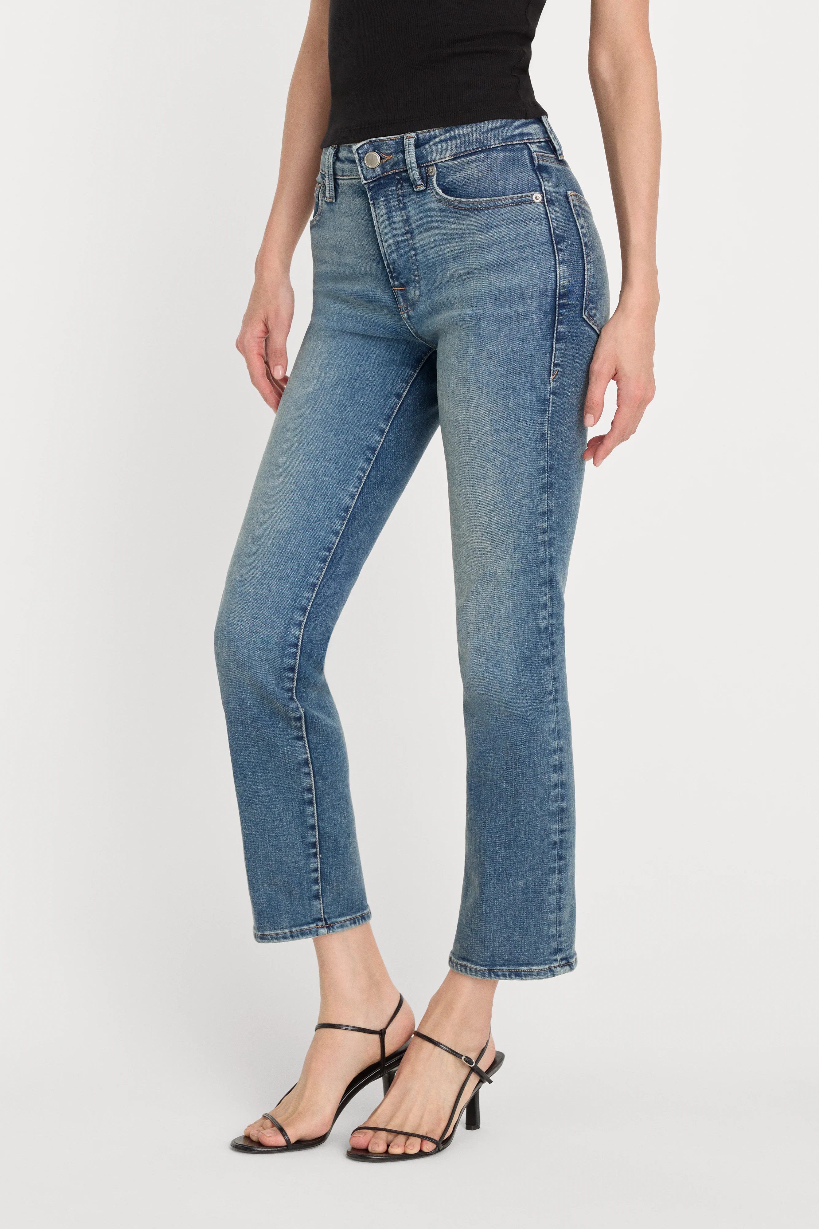 COMPRESSION GOOD LEGS STRAIGHT JEANS | INDIGO254 - Image 2
