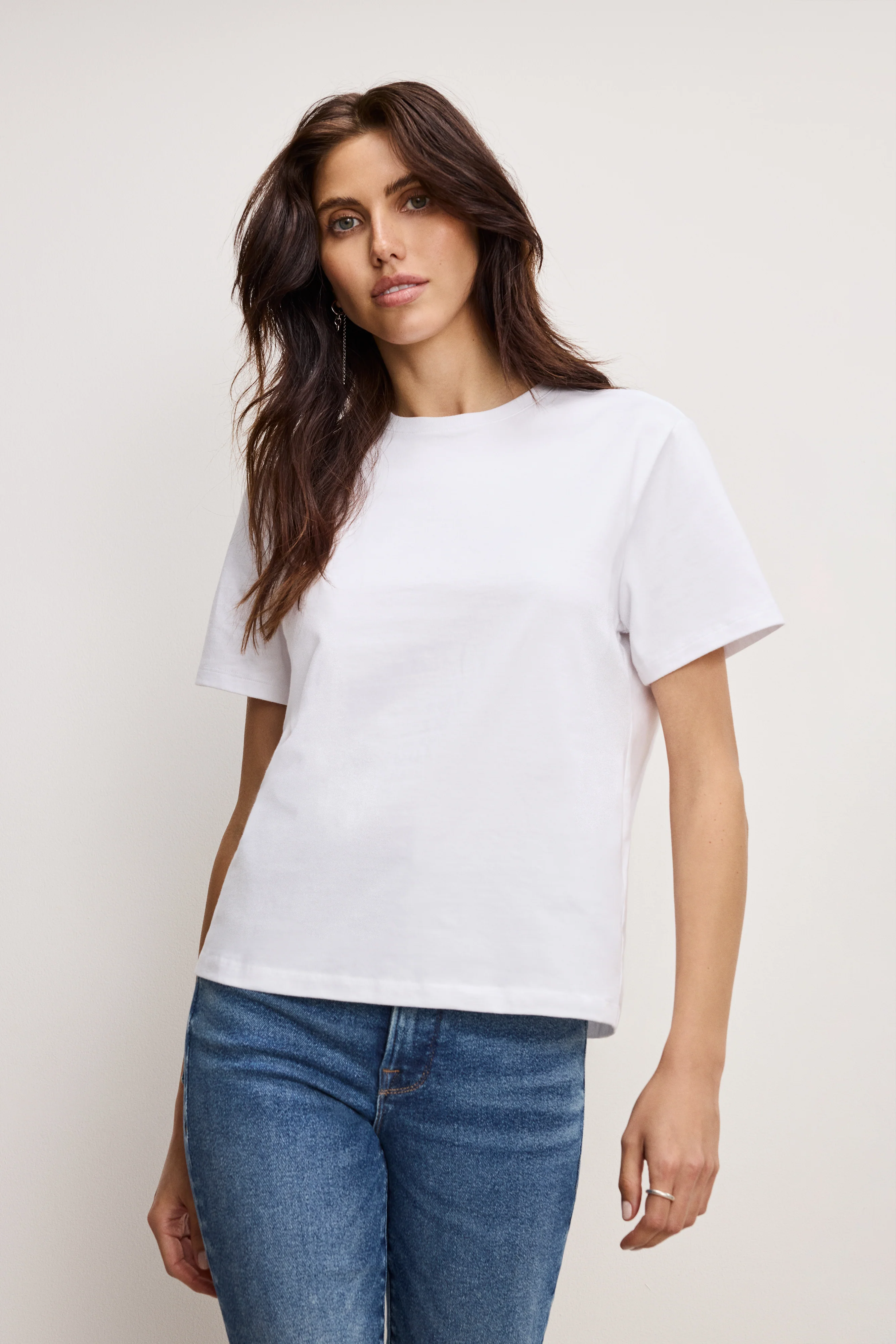 COTTON CLASSIC TEE | WHITE001 - Image 4
