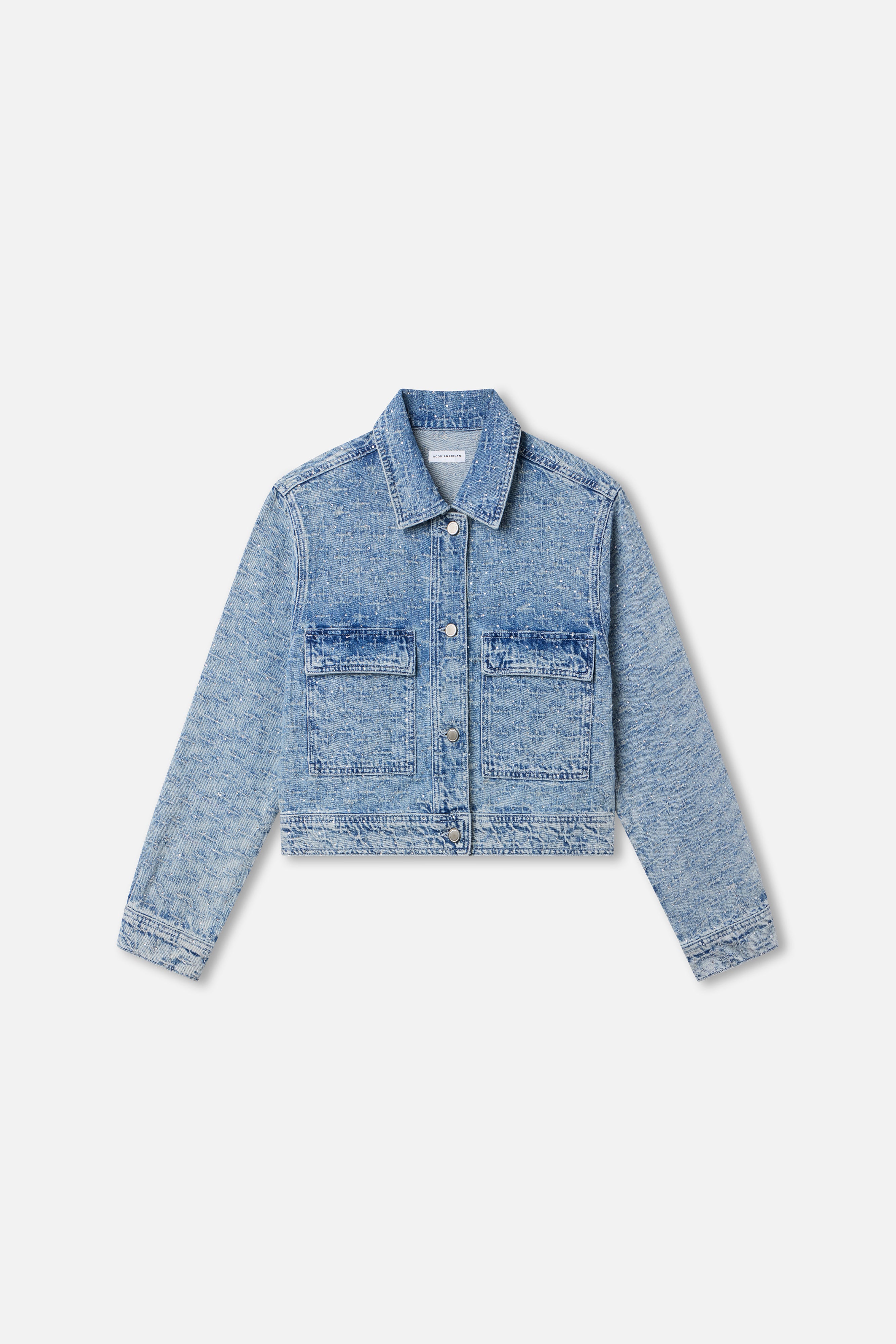 CRYSTAL DENIM JACKET | INDIGO1070 - Image 5
