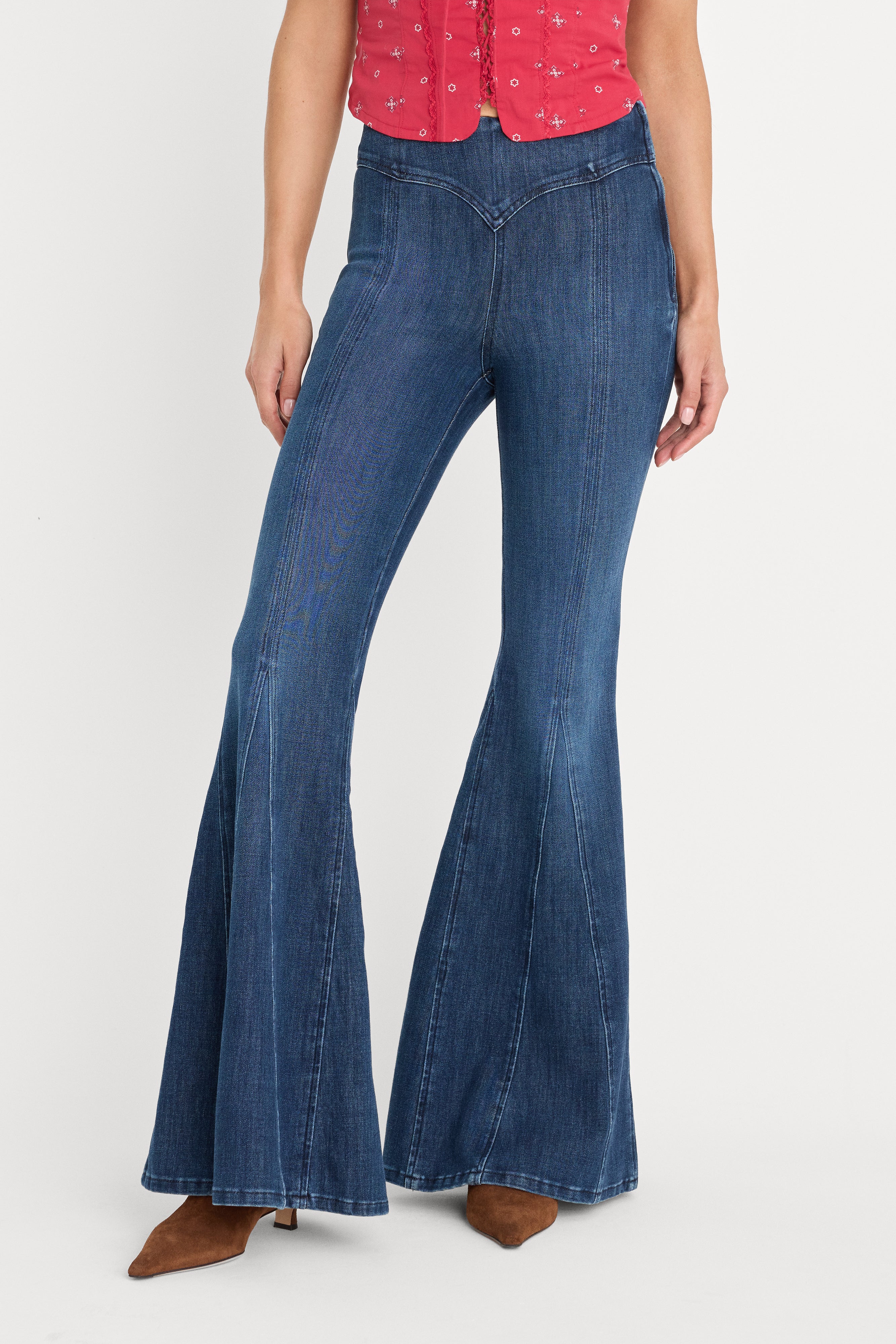 DOLLY JOLEANS EXTREME FLARE JEANS | INDIGO1196 - Image 2
