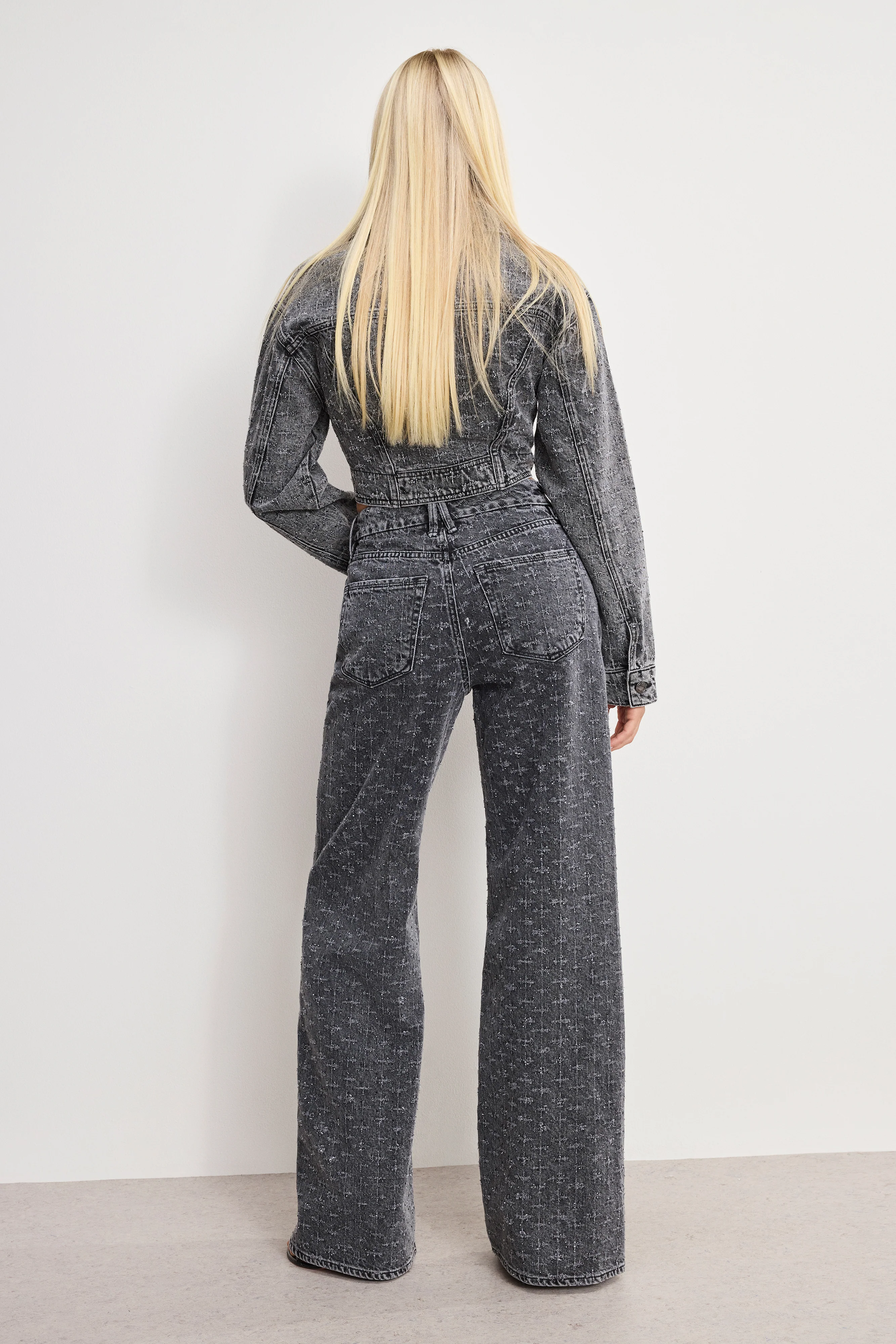 DOLLY JOLEANS CRYSTAL RELAXED JEANS  | BLACK415 - Image 5