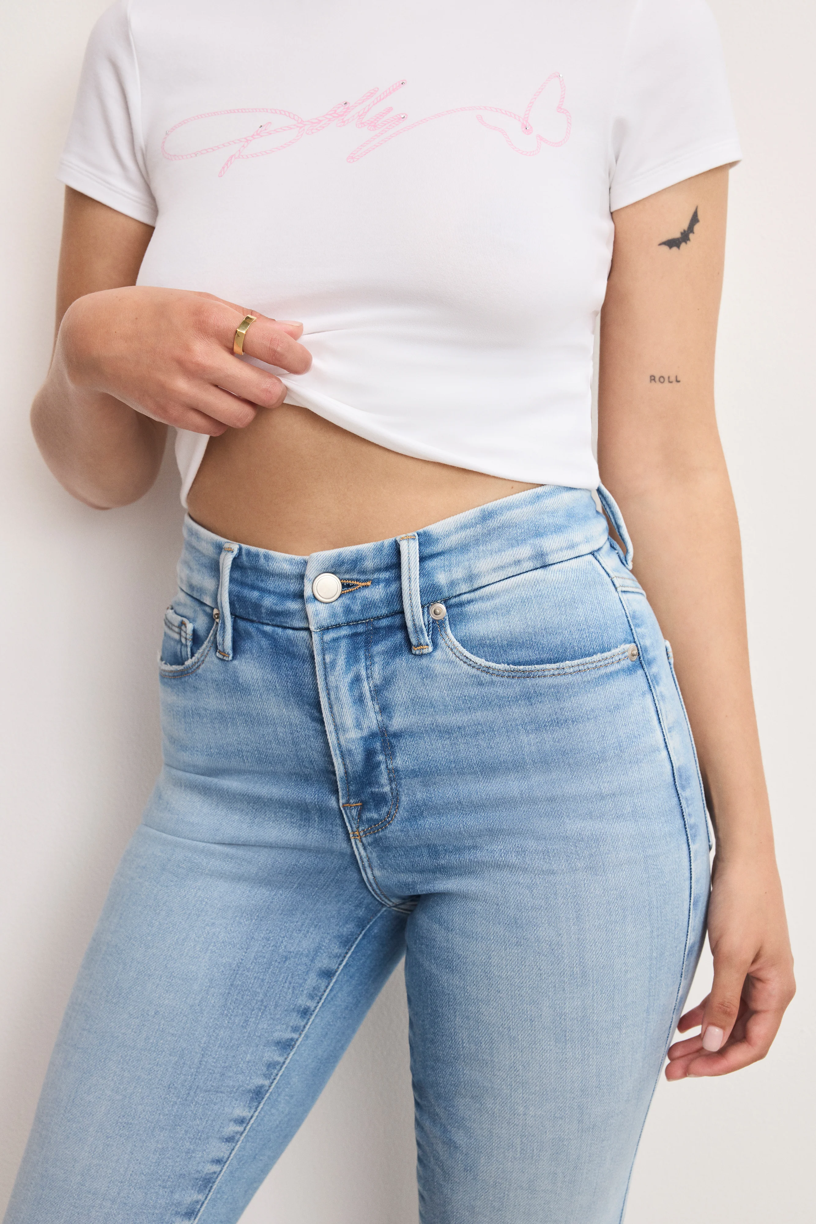 DOLLY JOLEANS PETITE STRAIGHT JEANS | INDIGO1081 - Image 4