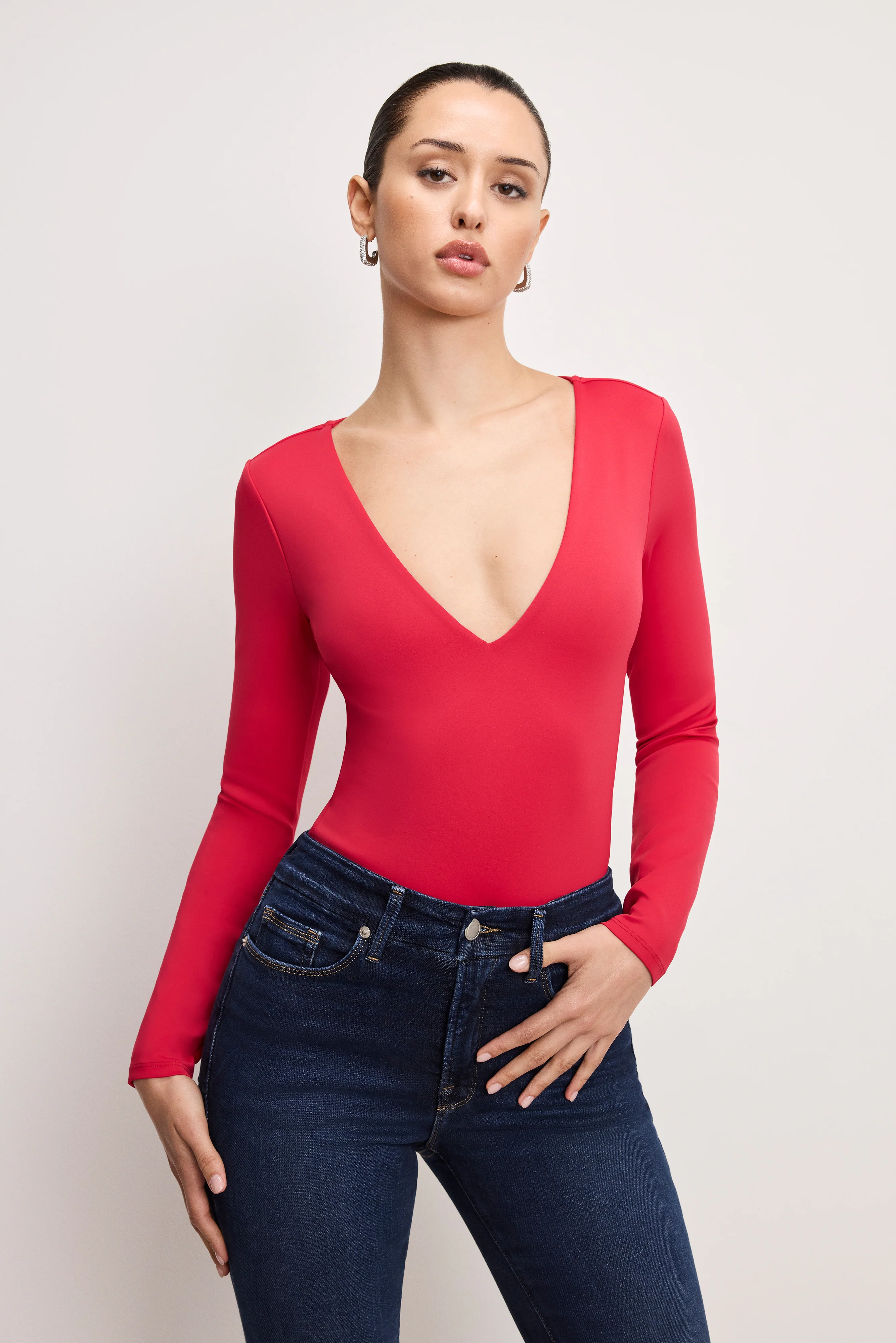 DOLLY SCULPTING BODYSUIT | CRIMSON - Image 4