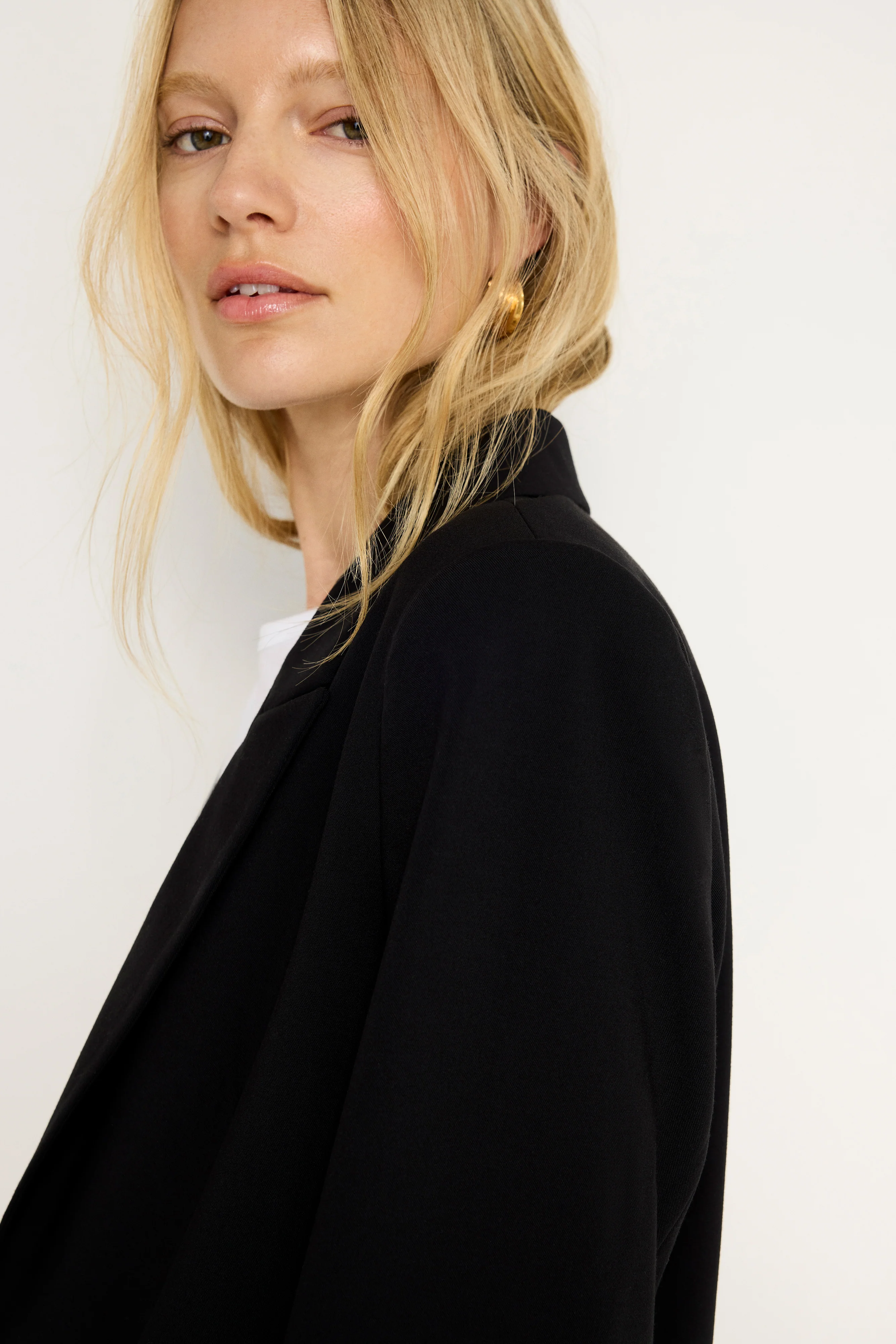 ESSENTIAL SUITING OVERSIZED BLAZER | BLACK001 - Image 4