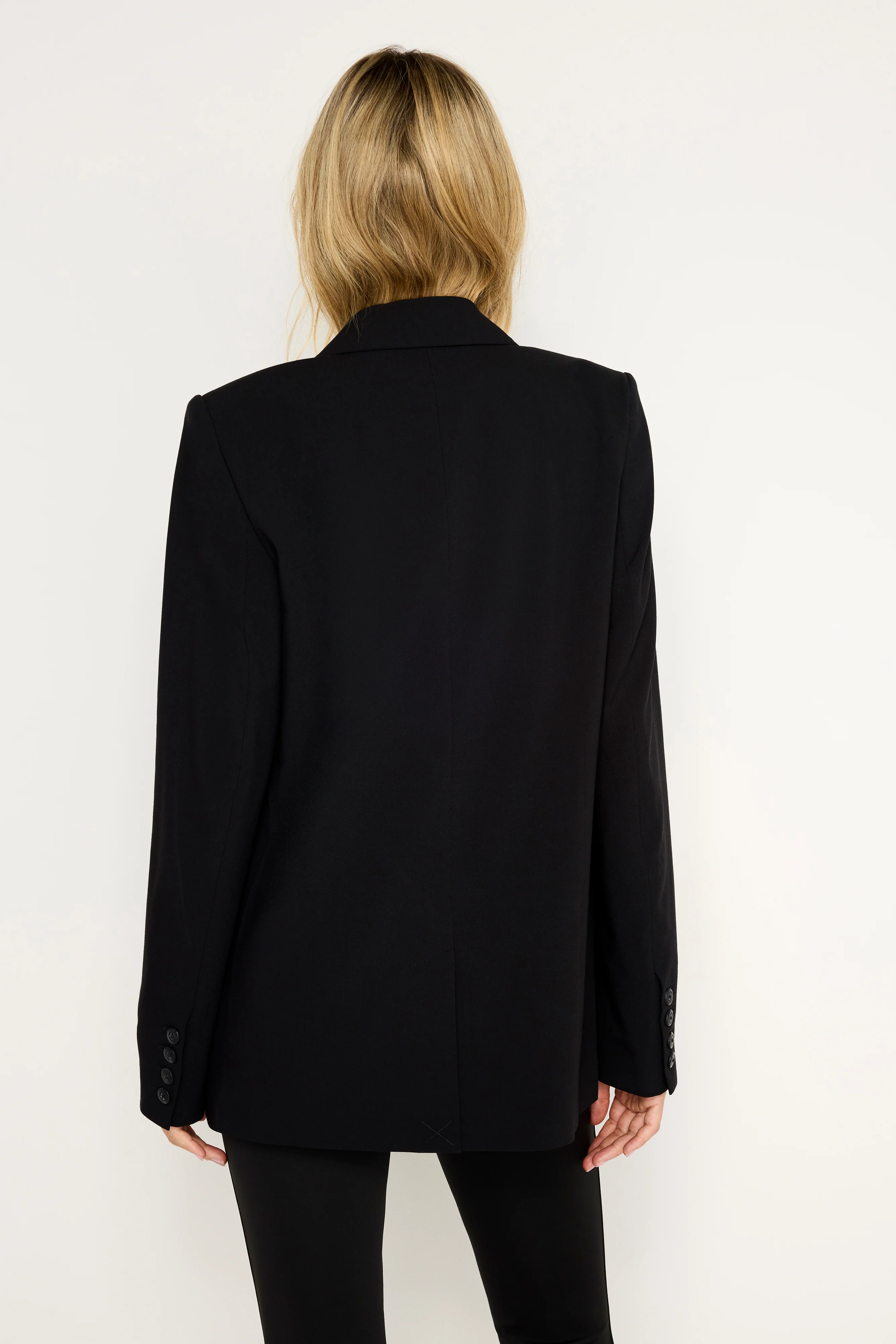ESSENTIAL SUITING OVERSIZED BLAZER | BLACK001 - Image 5