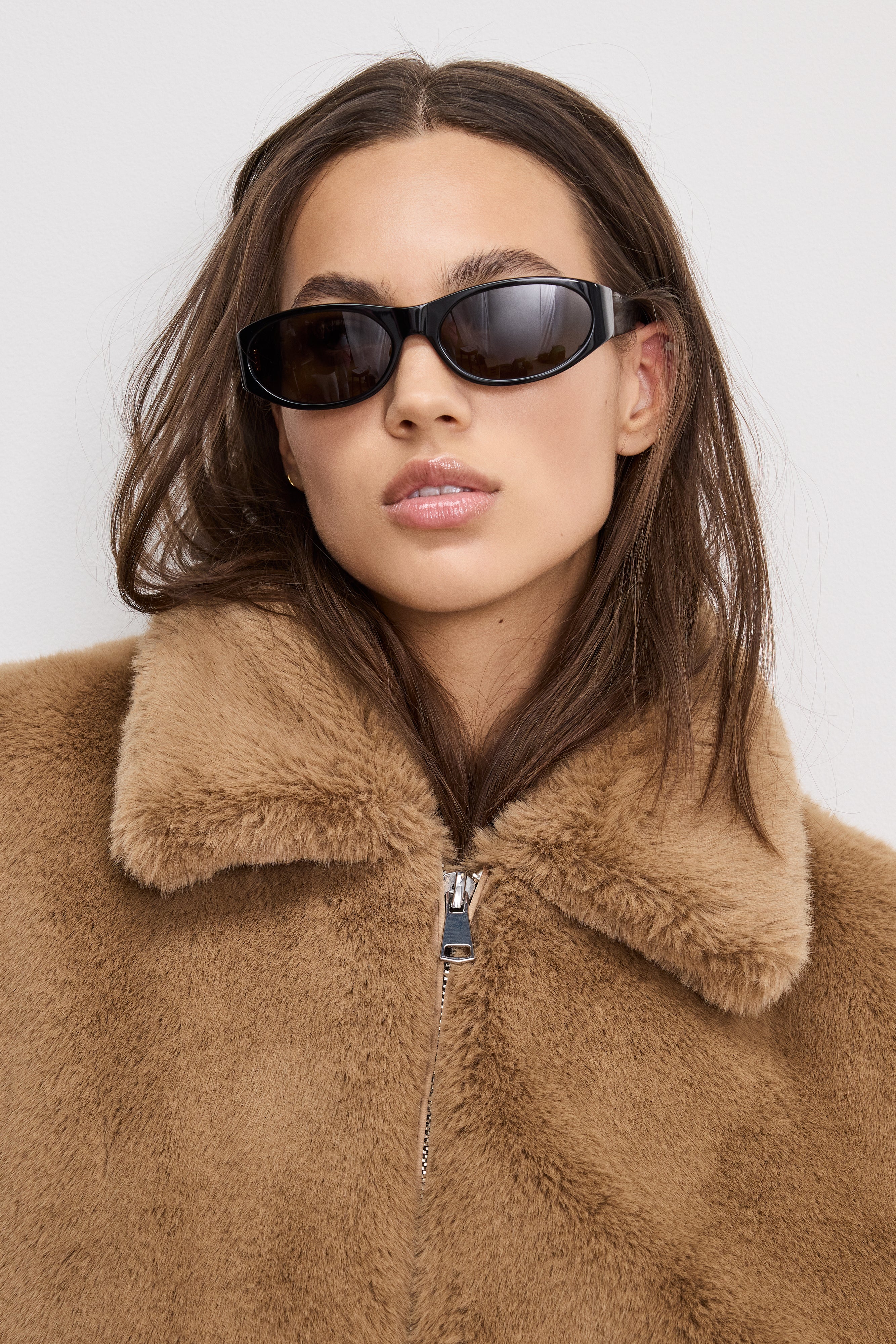 FAUX FUR COLLAR JACKET | WARM CARAMEL003 - Image 4