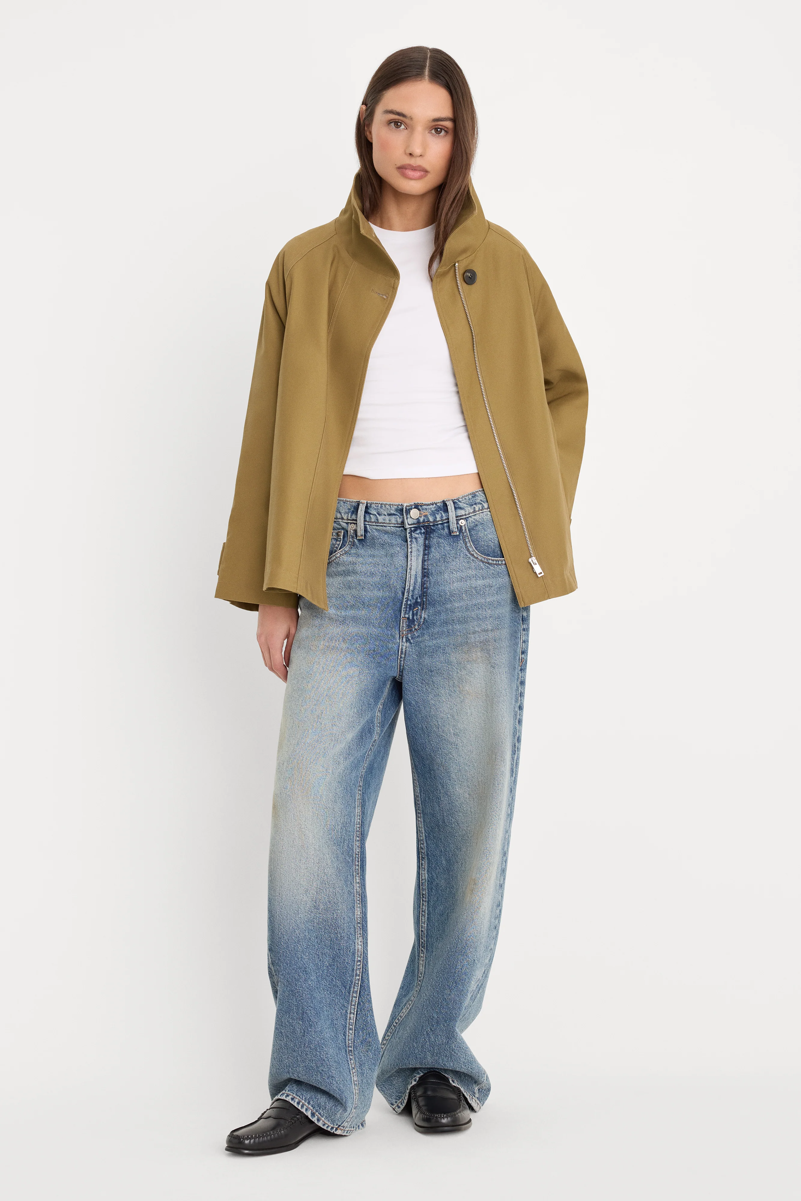 THE FUNNEL NECK TRENCH | FATIGUE