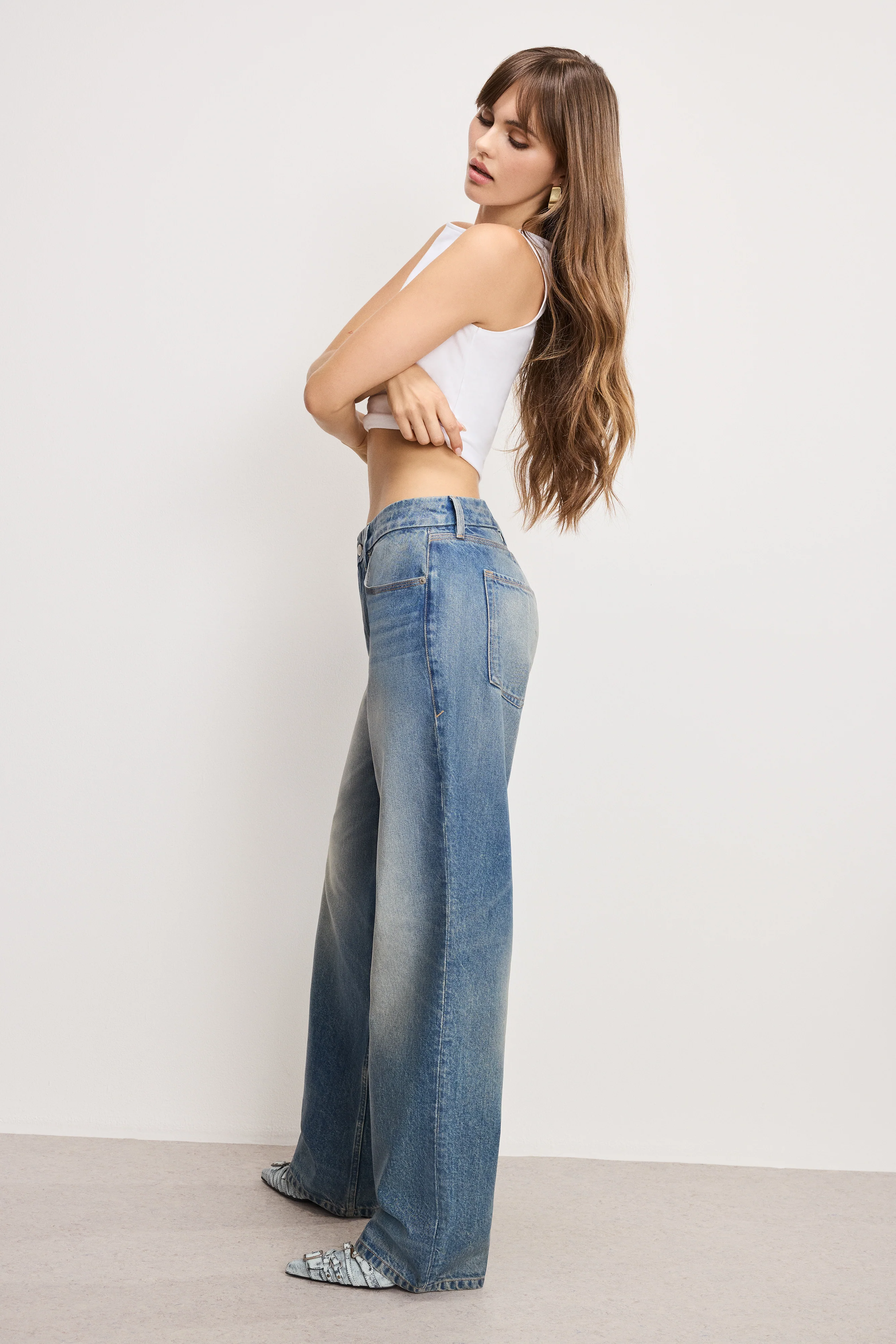 GOOD 90S RELAXED COATED JEANS | INDIGO927 - Image 3