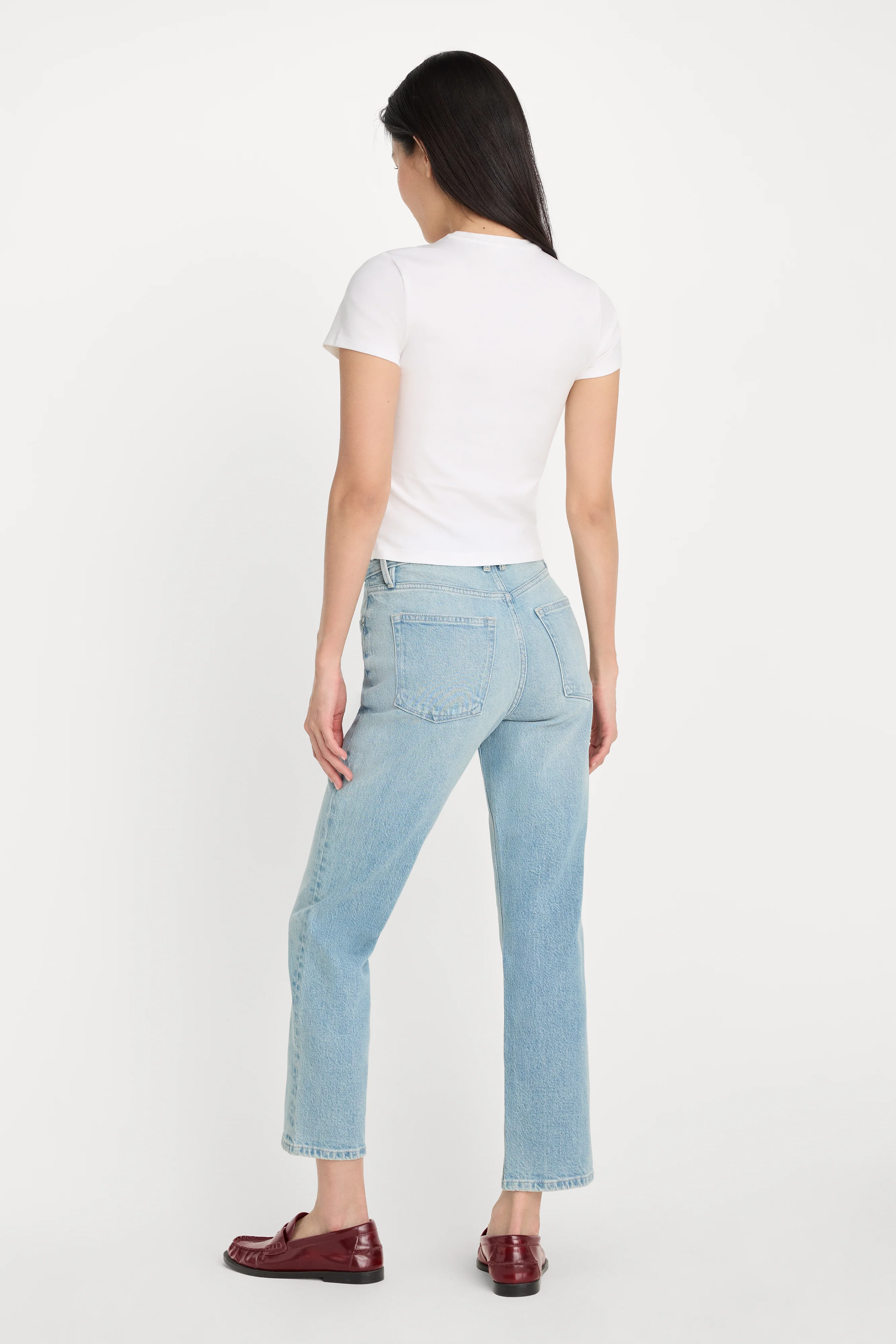 GOOD ICON STRAIGHT ANKLE JEANS | INDIGO1137 - Image 5