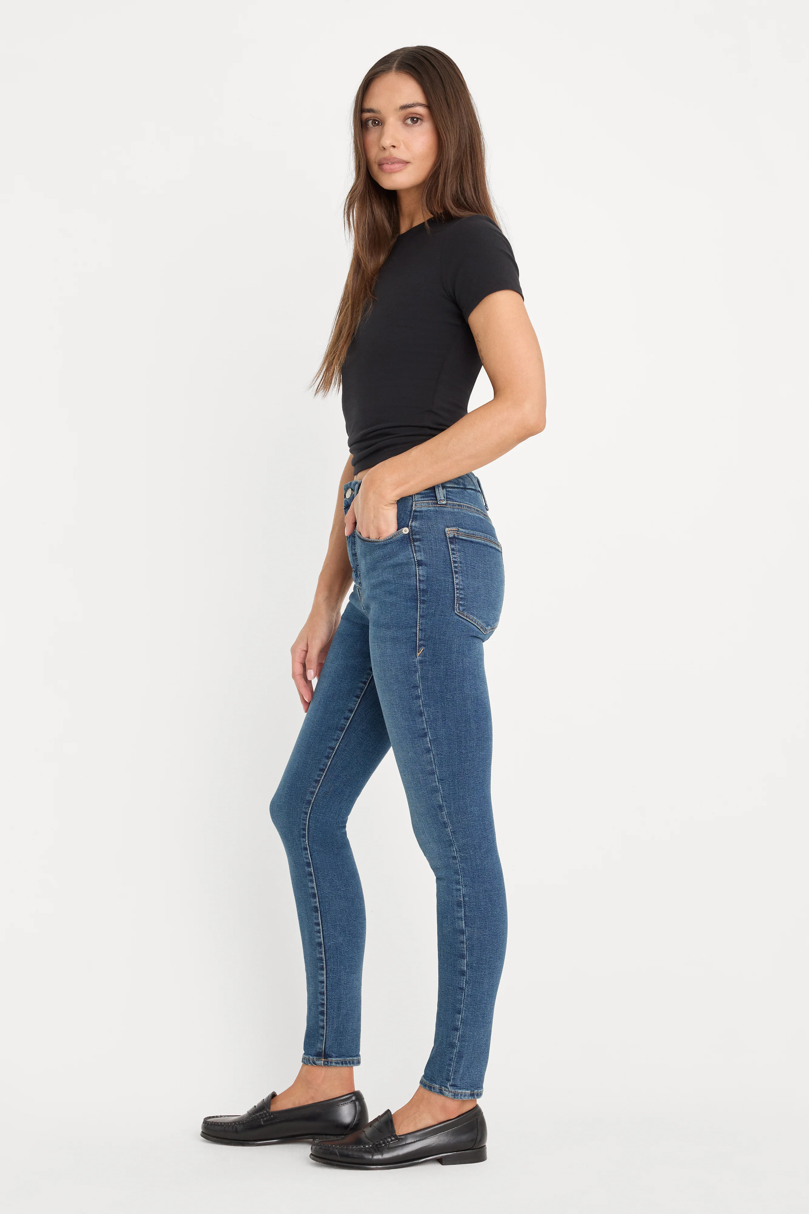 GOOD LEGS SKINNY JEANS | BLUE004 - Image 3