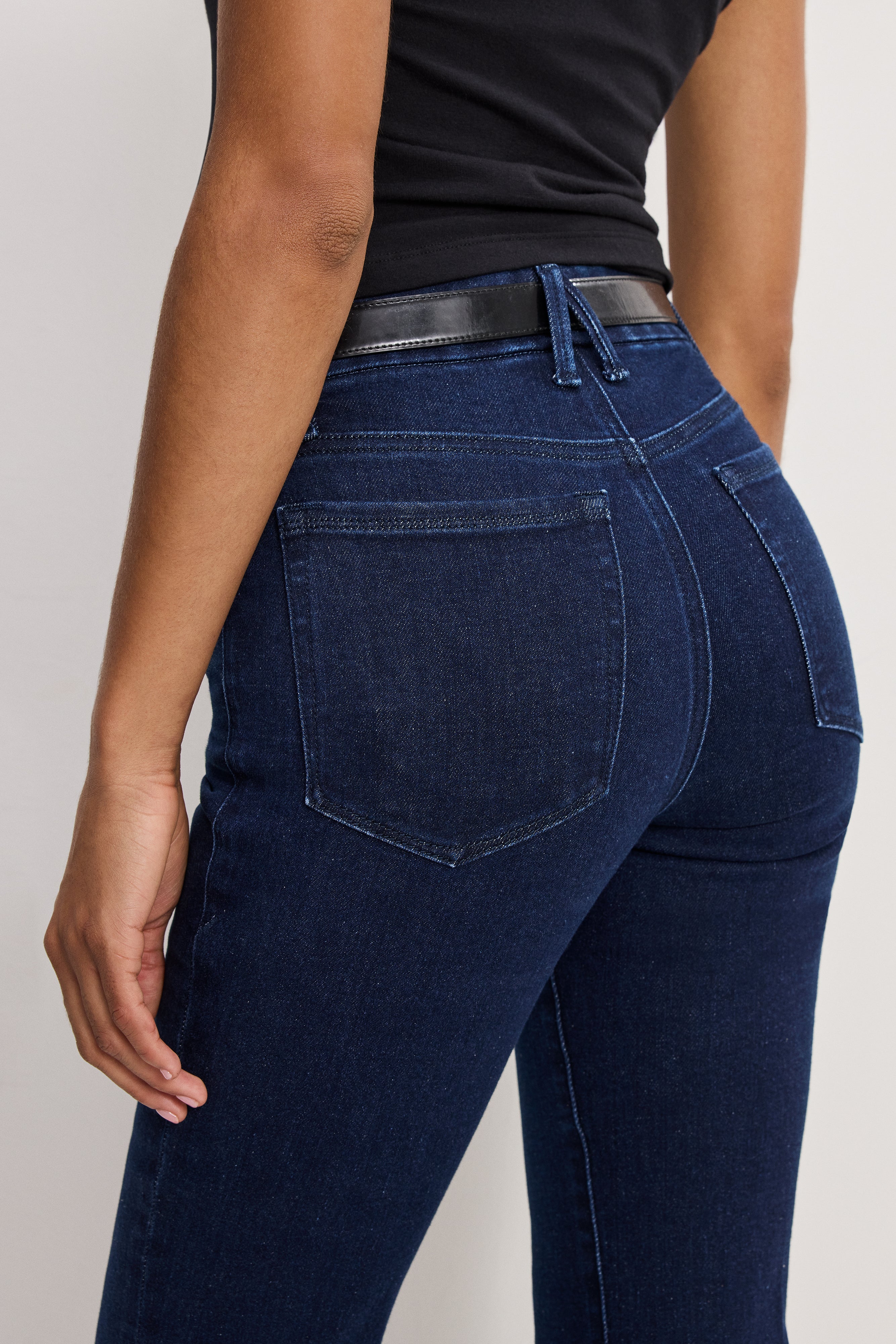 GOOD LEGS FLARE COMPRESSION JEANS | INDIGO1150 - Image 6