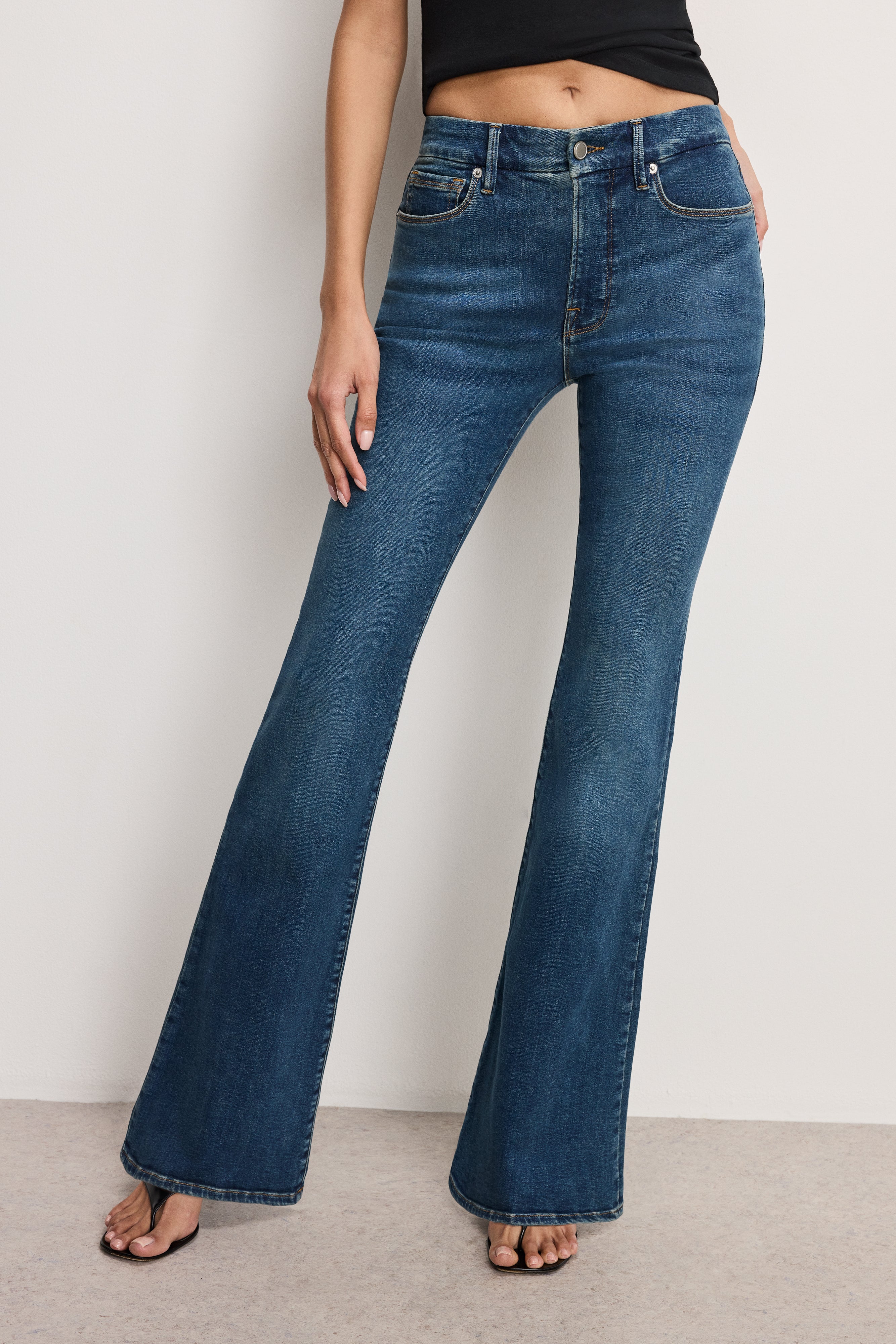 GOOD LEGS FLARE JEANS | BLUE004 - Image 3