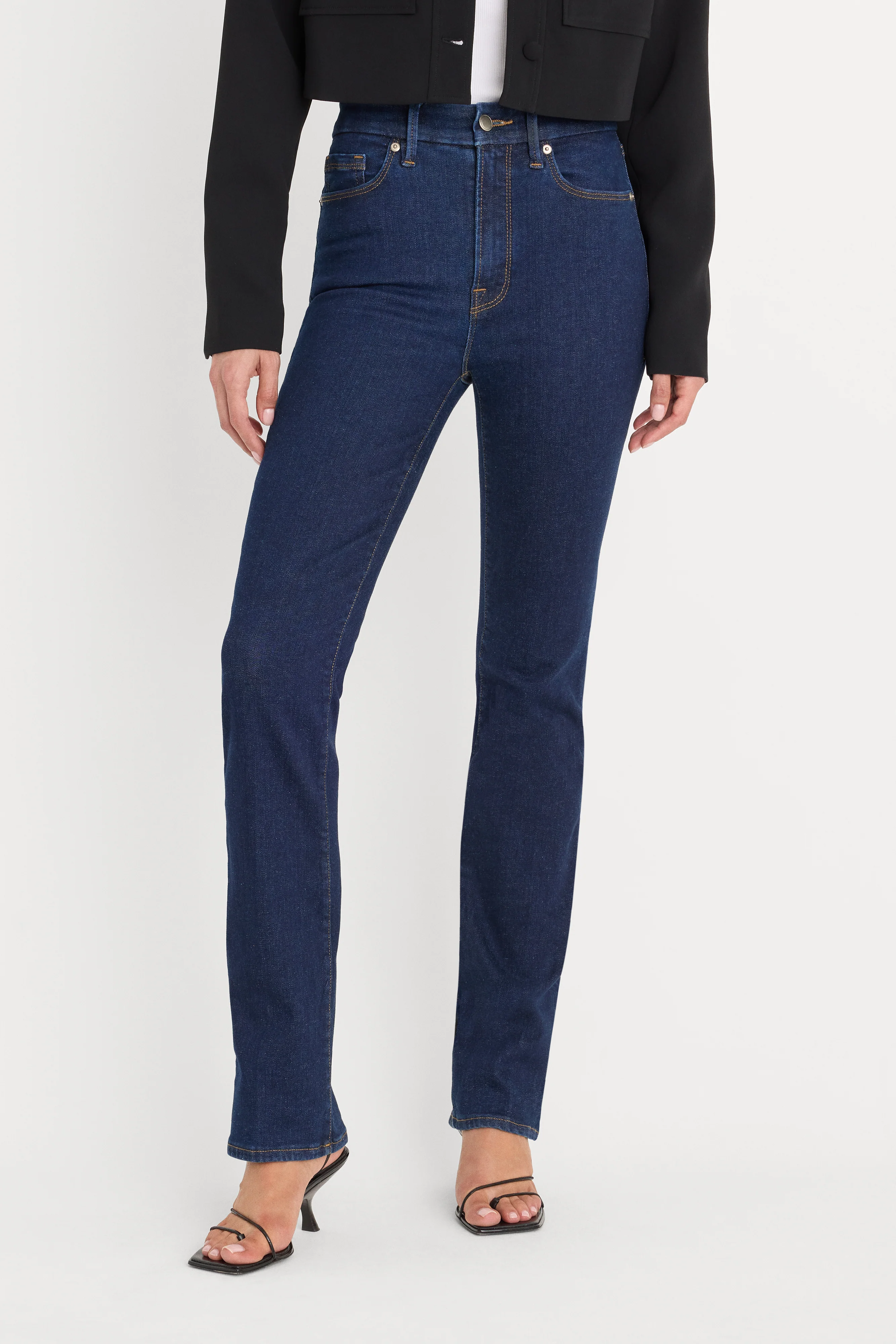 GOOD LEGS STRAIGHT JEANS LONG | DEEPBLUE04 - Image 2
