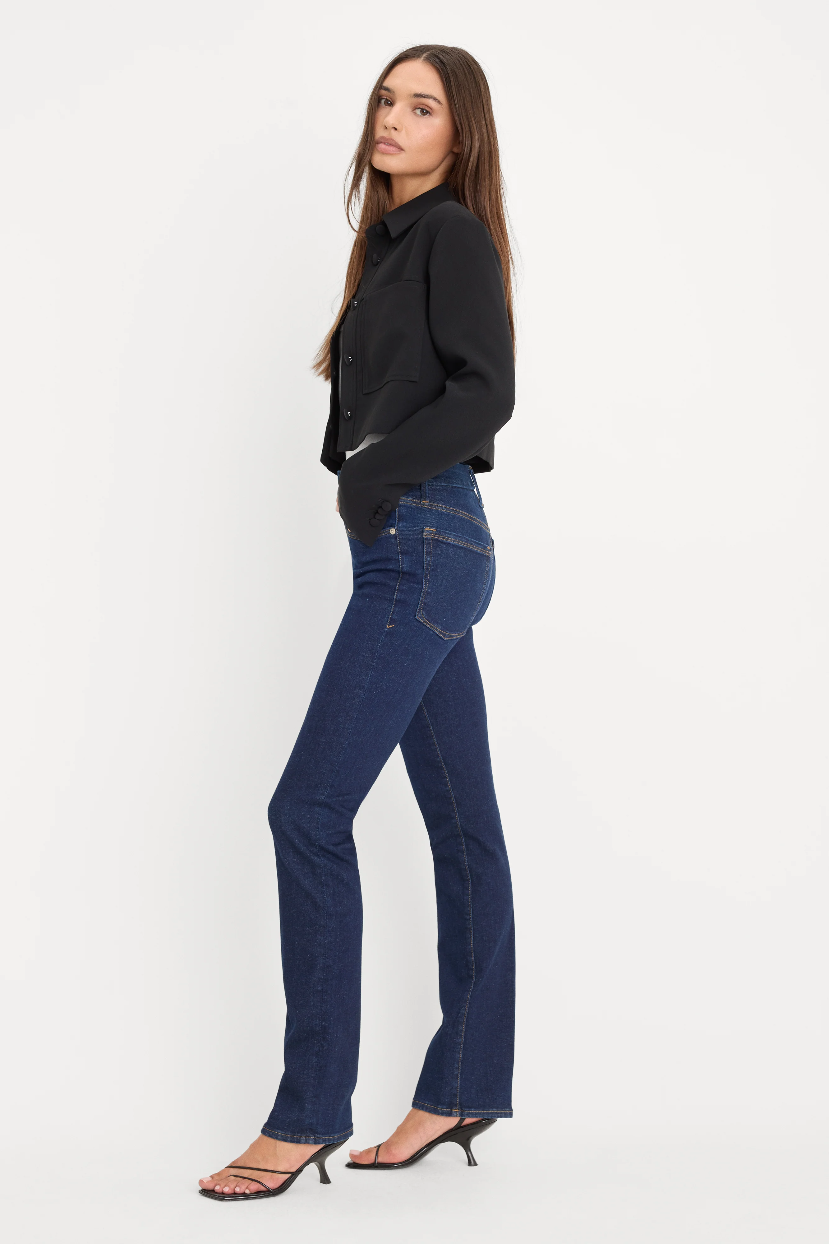 GOOD LEGS STRAIGHT JEANS LONG | DEEPBLUE04 - Image 3
