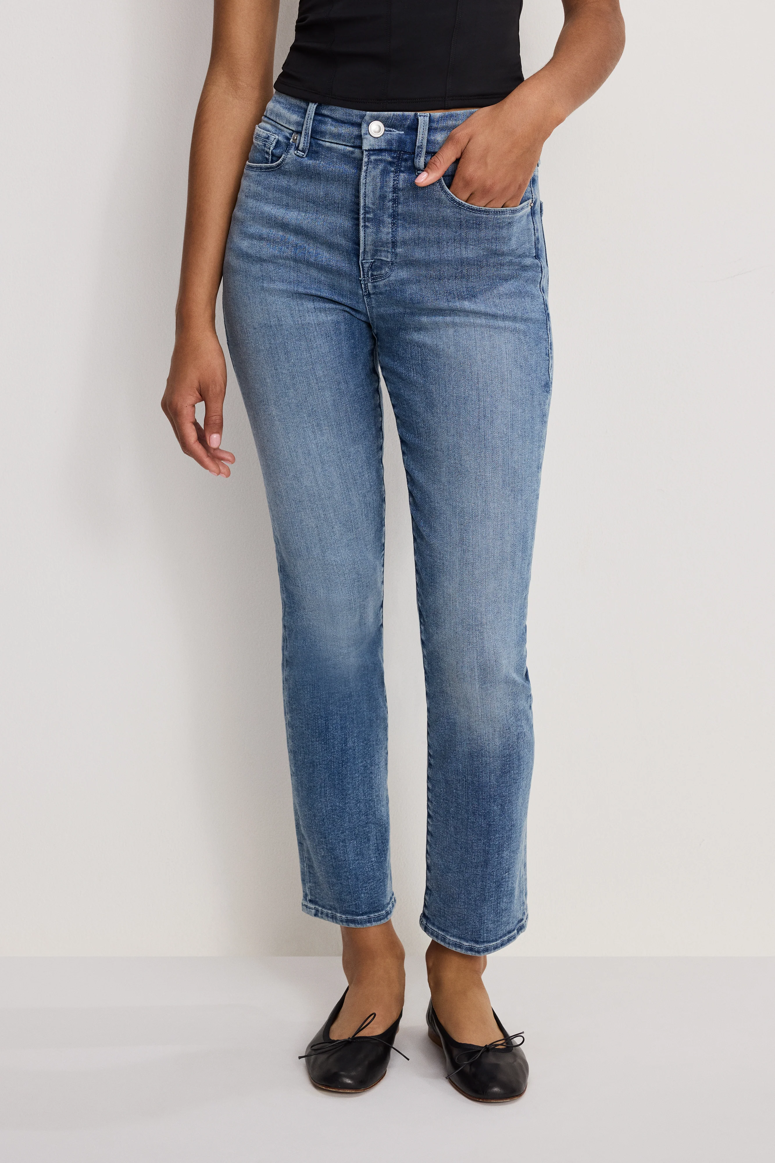 GOOD LEGS STRAIGHT JEANS | INDIGO1154 - Image 2