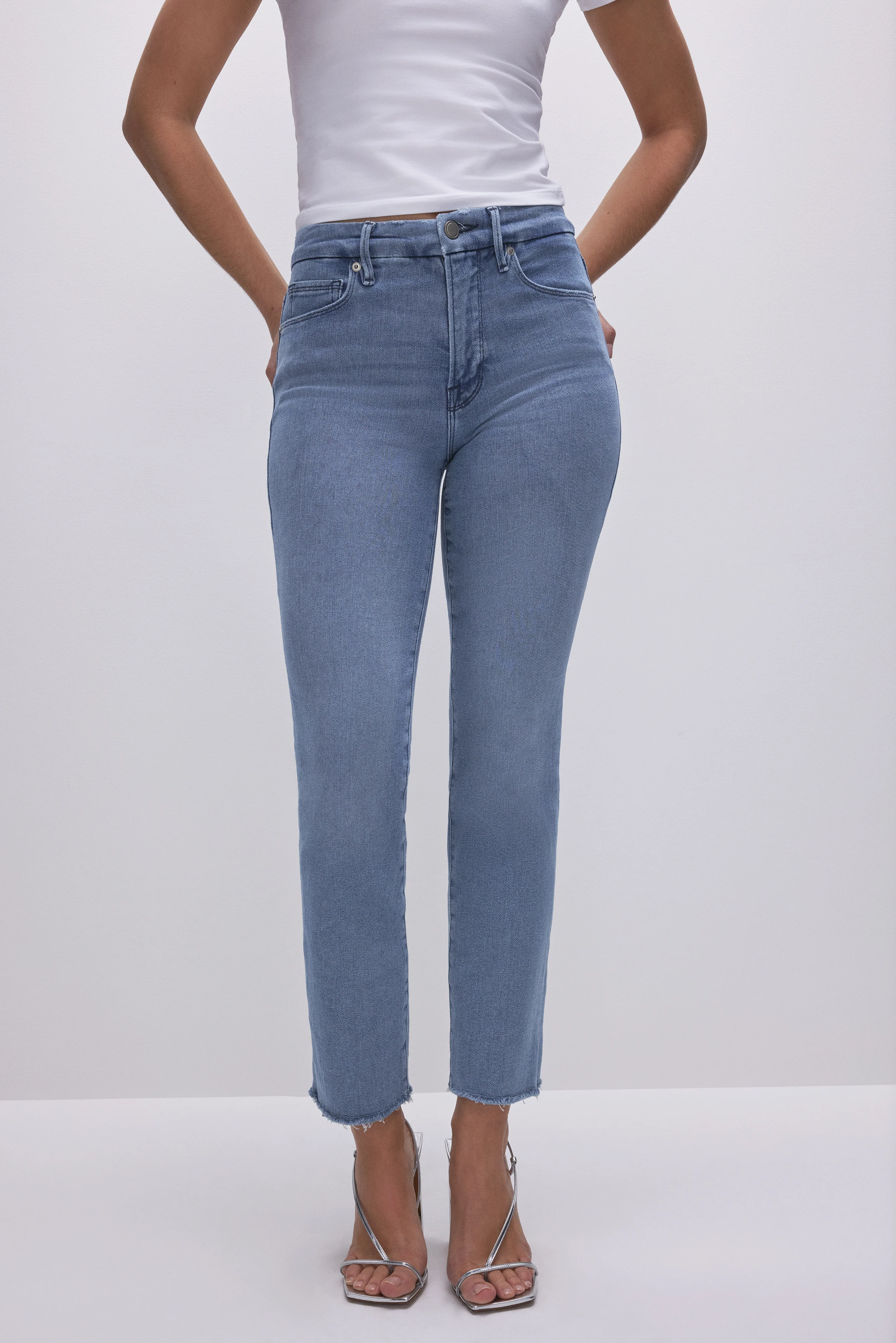 GOOD LEGS STRAIGHT SPLIT POCKETS | BLUE449 - Image 2