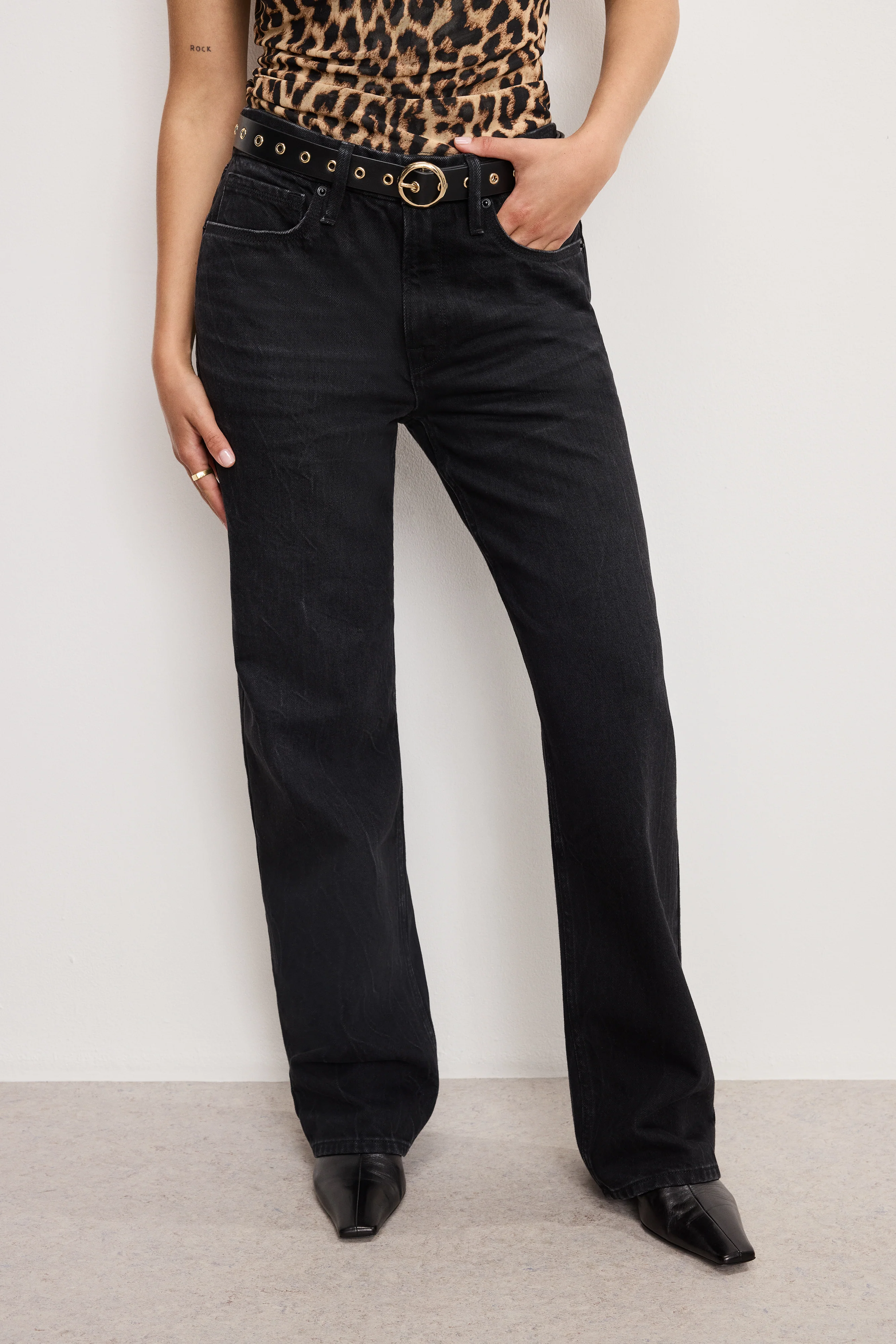 GOOD PETITE 90s RELAXED JEANS | BLACK406 - Image 2