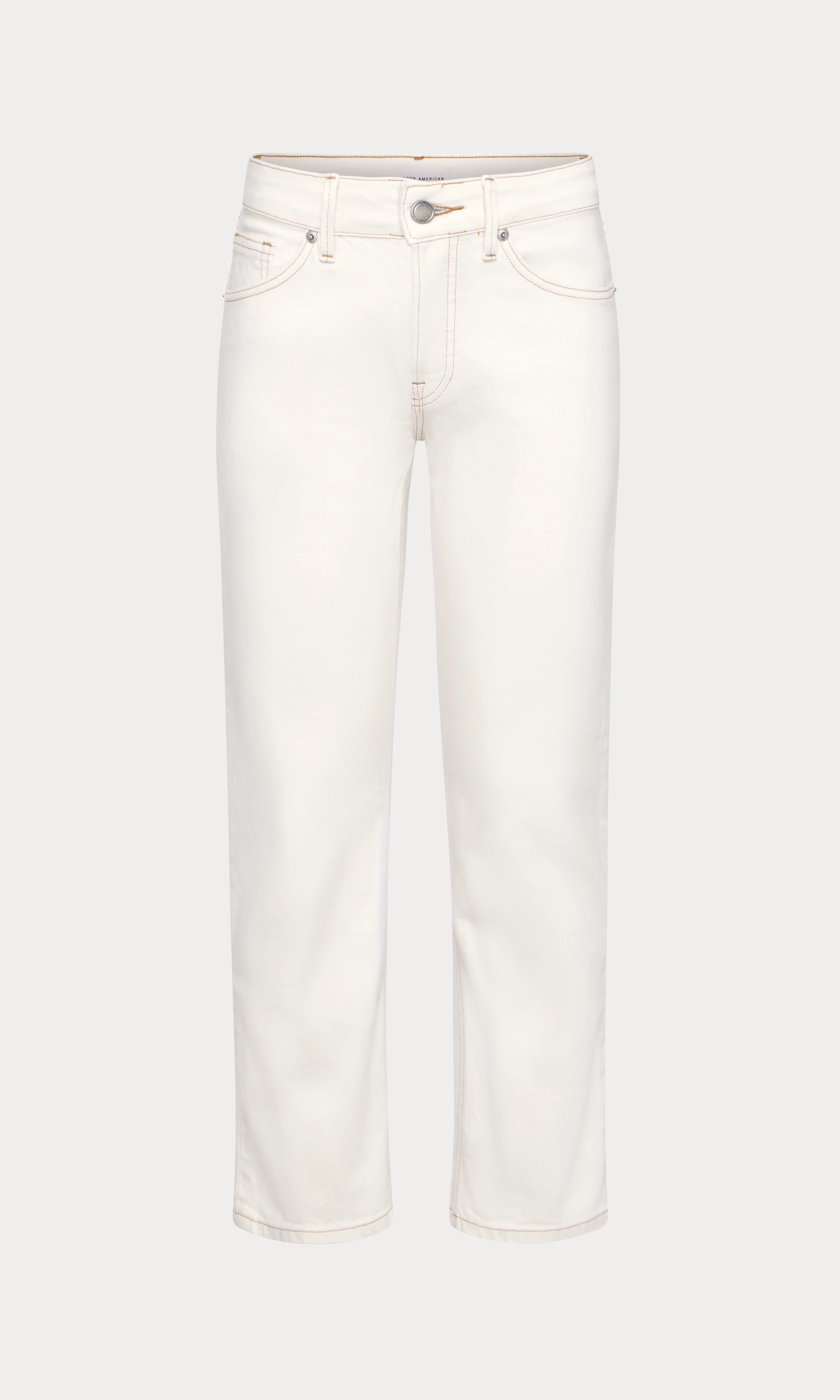 VINTAGE STRAIGHT ANKLE JEANS | ECRU001 - Image 7