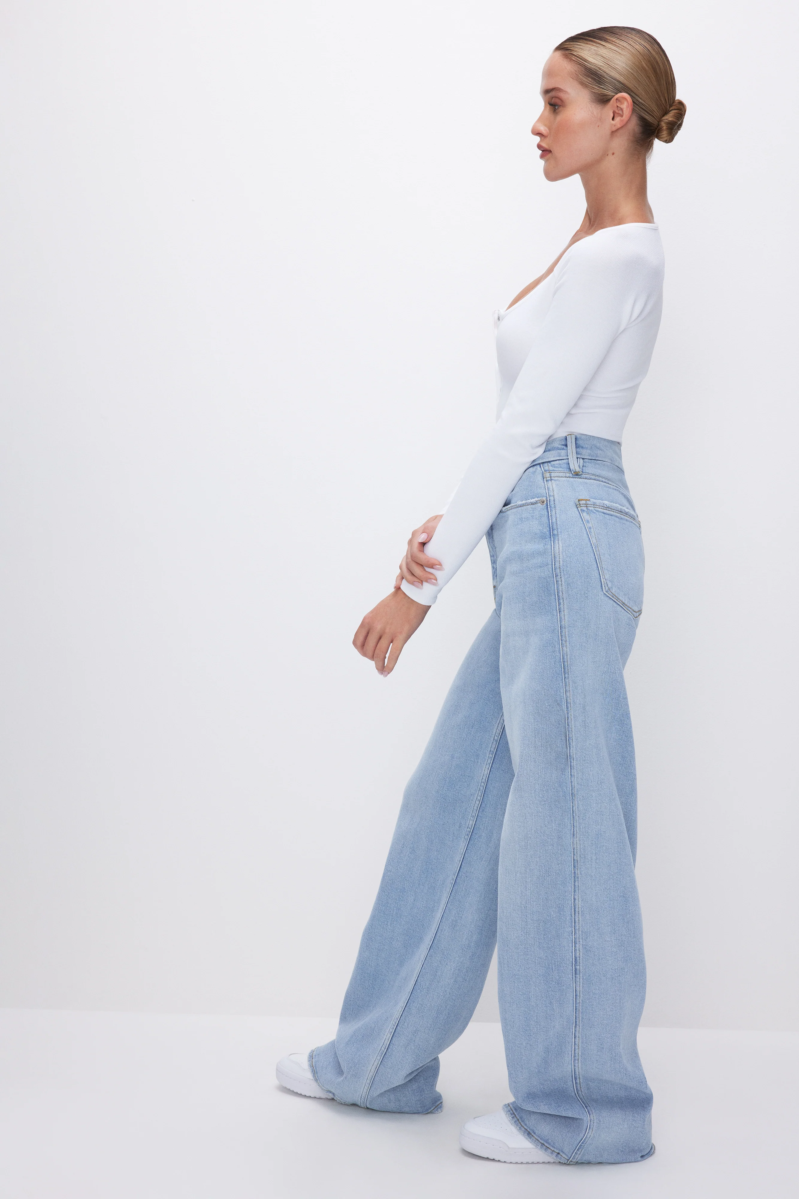 GOOD SKATE WIDE LEG JEANS | INDIGO634 - Image 4