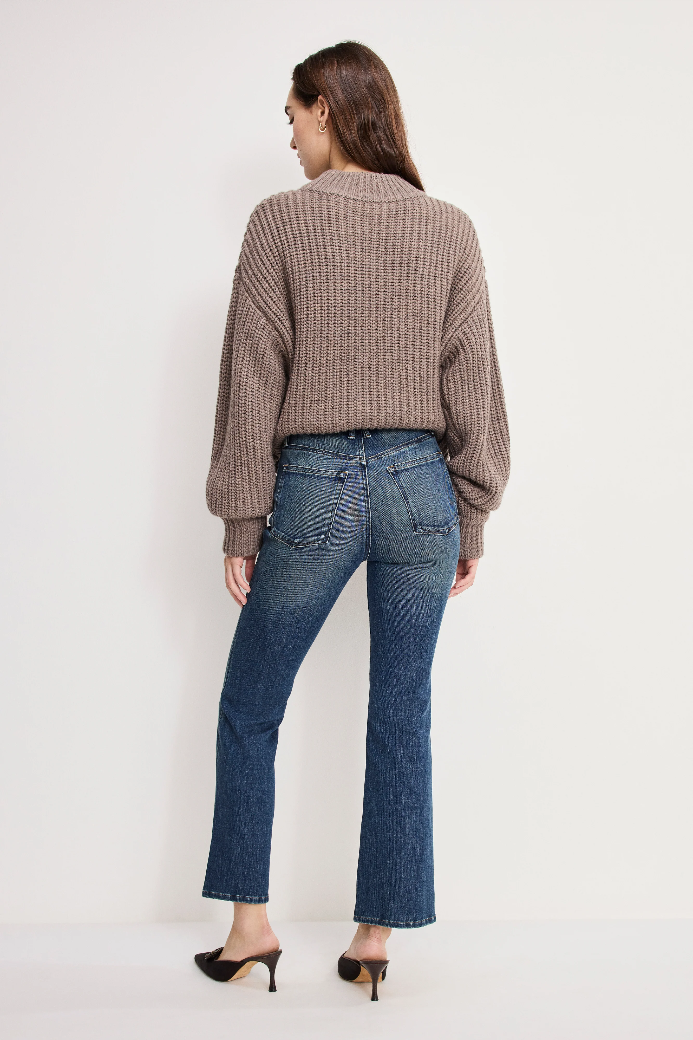 GOOD STANDARD KICK FLARE JEANS | INDIGO1147 - Image 5