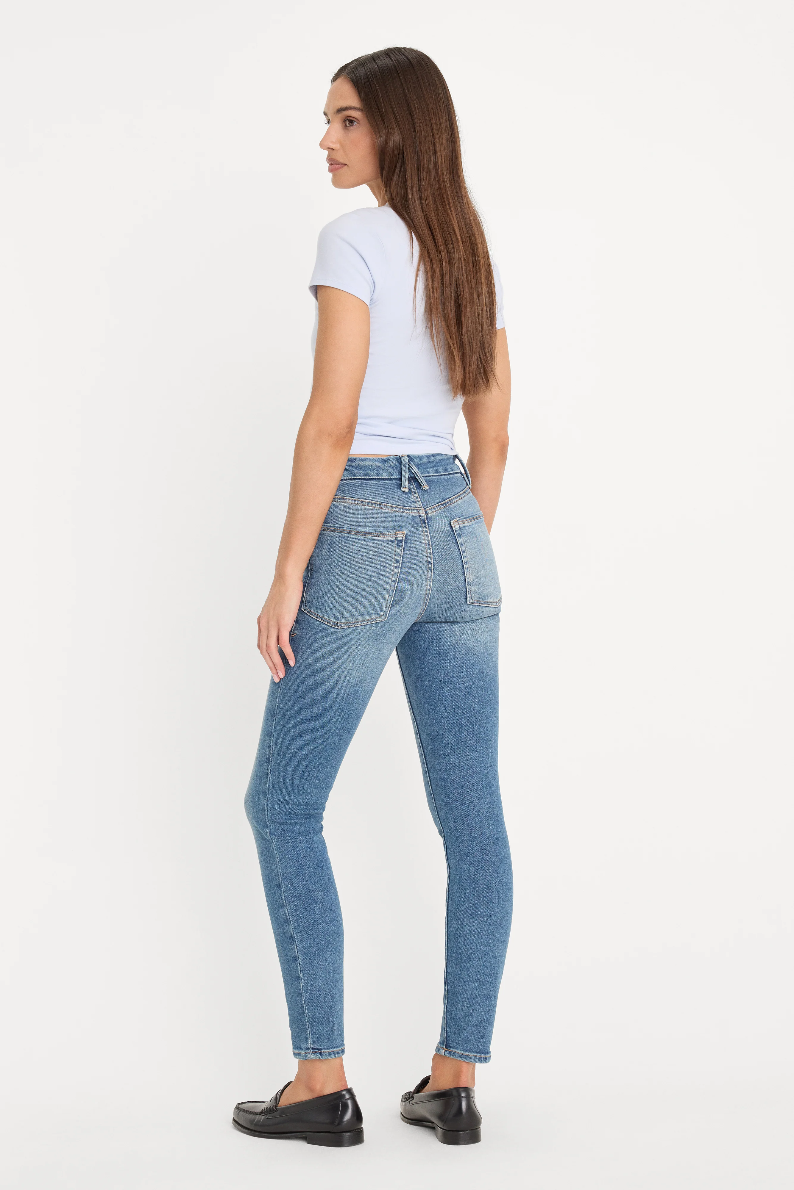 GOOD WAIST SKINNY COMPRESSION JEANS | INDIGO312 - Image 5