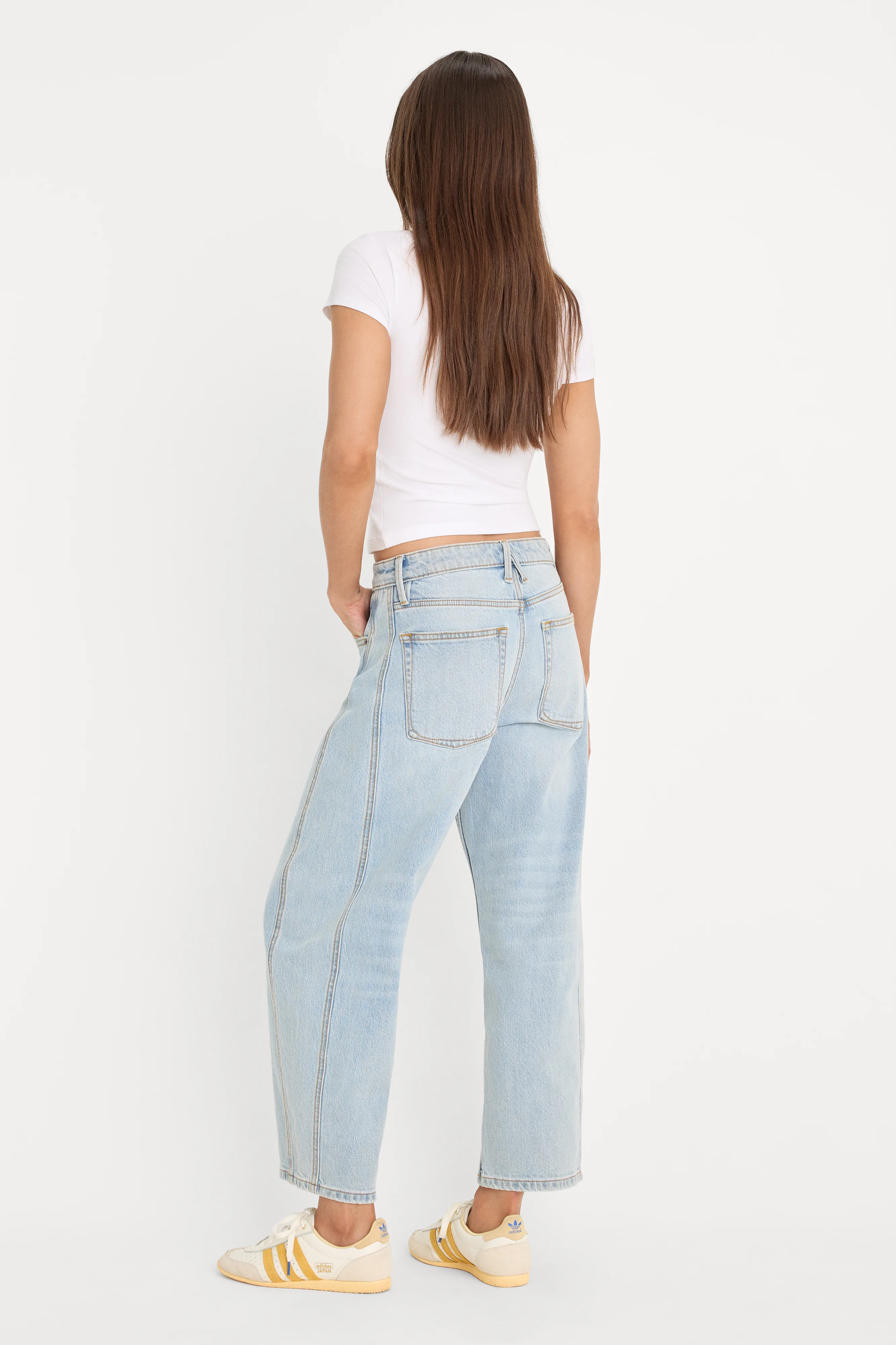 VINTAGE BARREL ANKLE JEANS | INDIGO1351 - Image 5