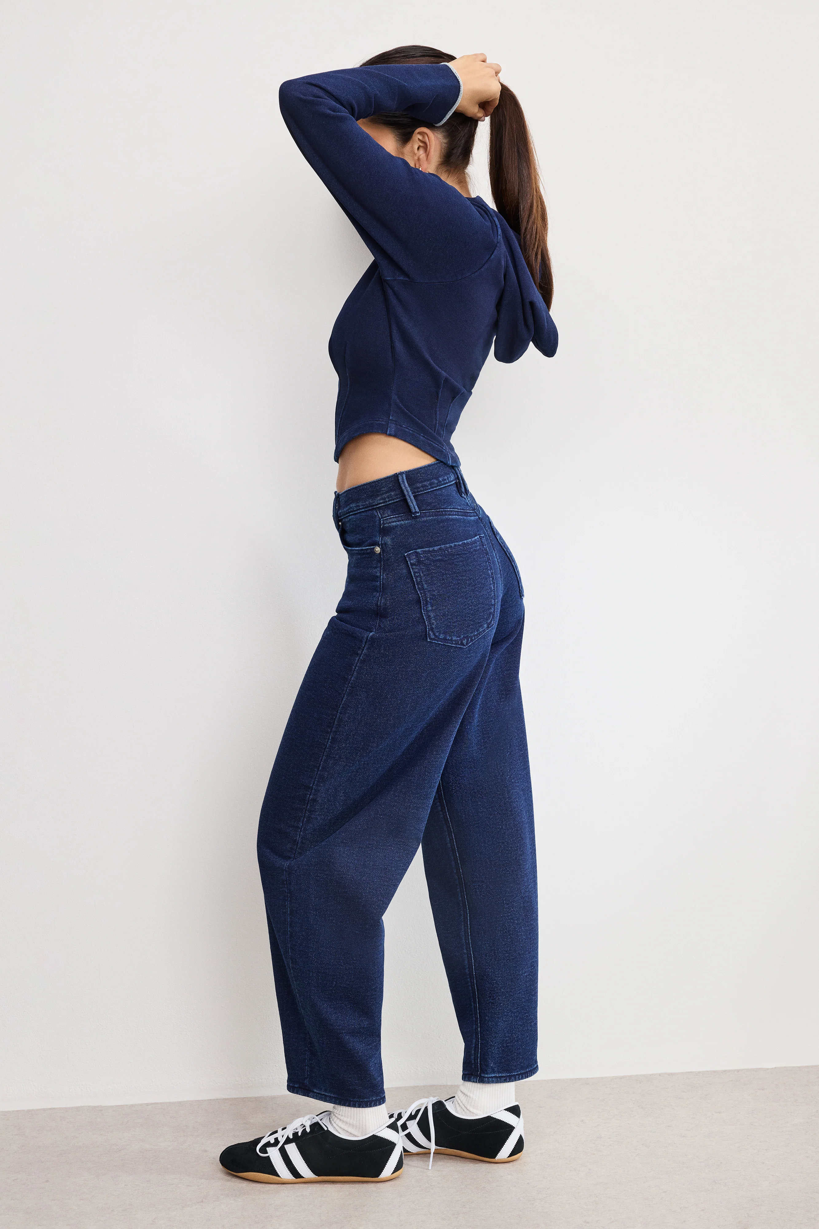 JEANIUS BARREL SWEATPANTS | INDIGO1029 - Image 5