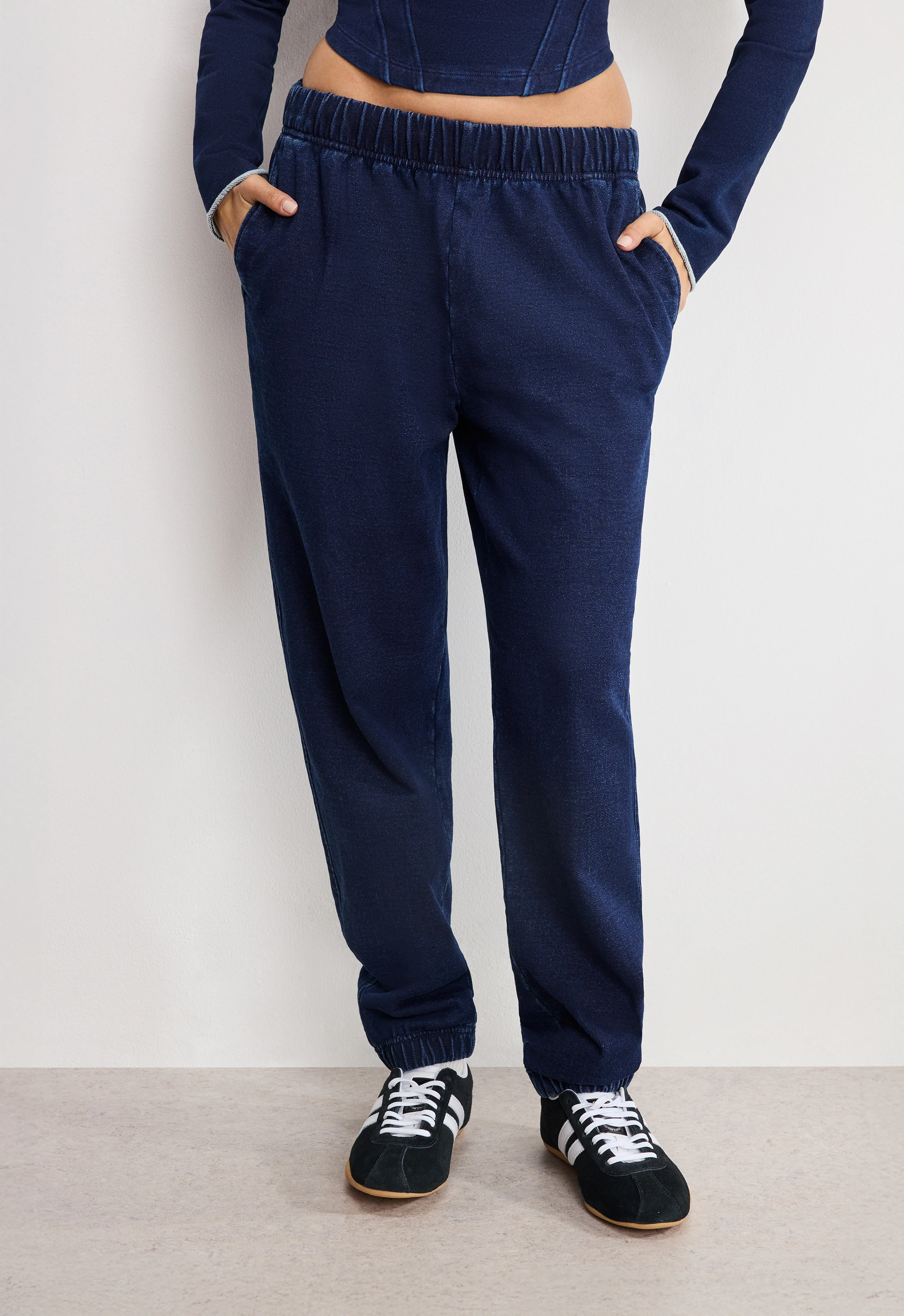 JEANIUS  BOYFRIEND SWEATPANTS | INDIGO1029 - Image 3