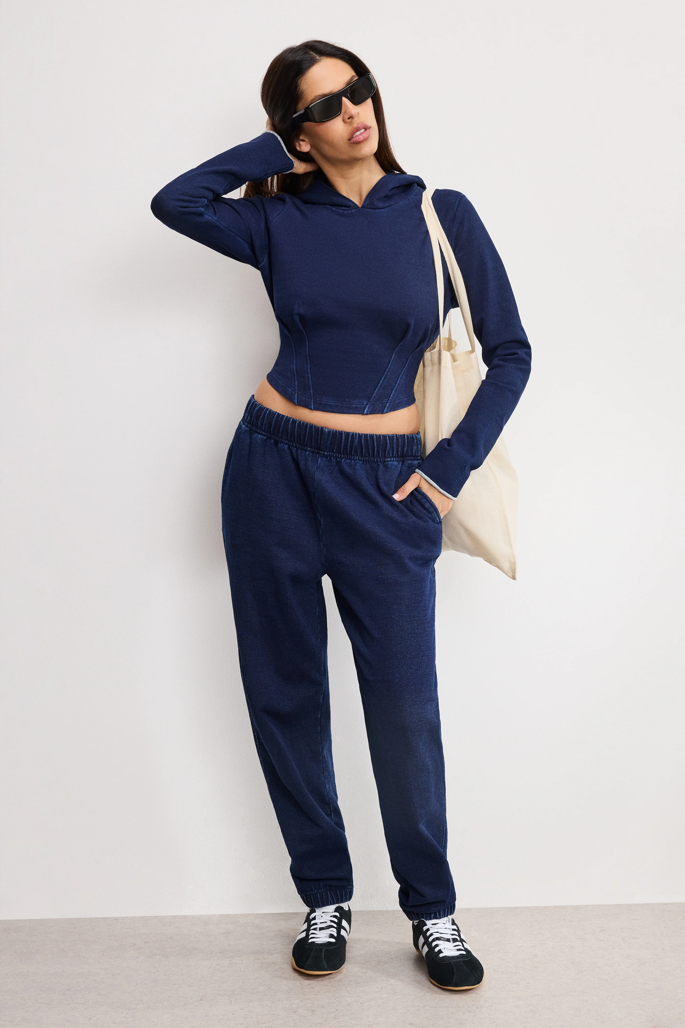JEANIUS  BOYFRIEND SWEATPANTS | INDIGO1029 - Image 4