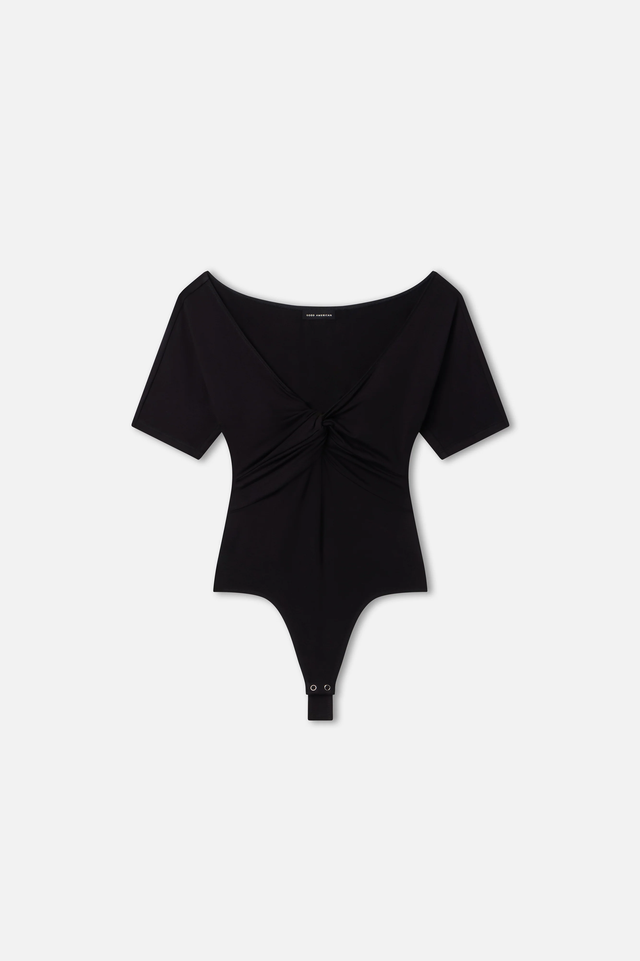 JERSEY TWIST FRONT BODYSUIT | BLACK001 - Image 5