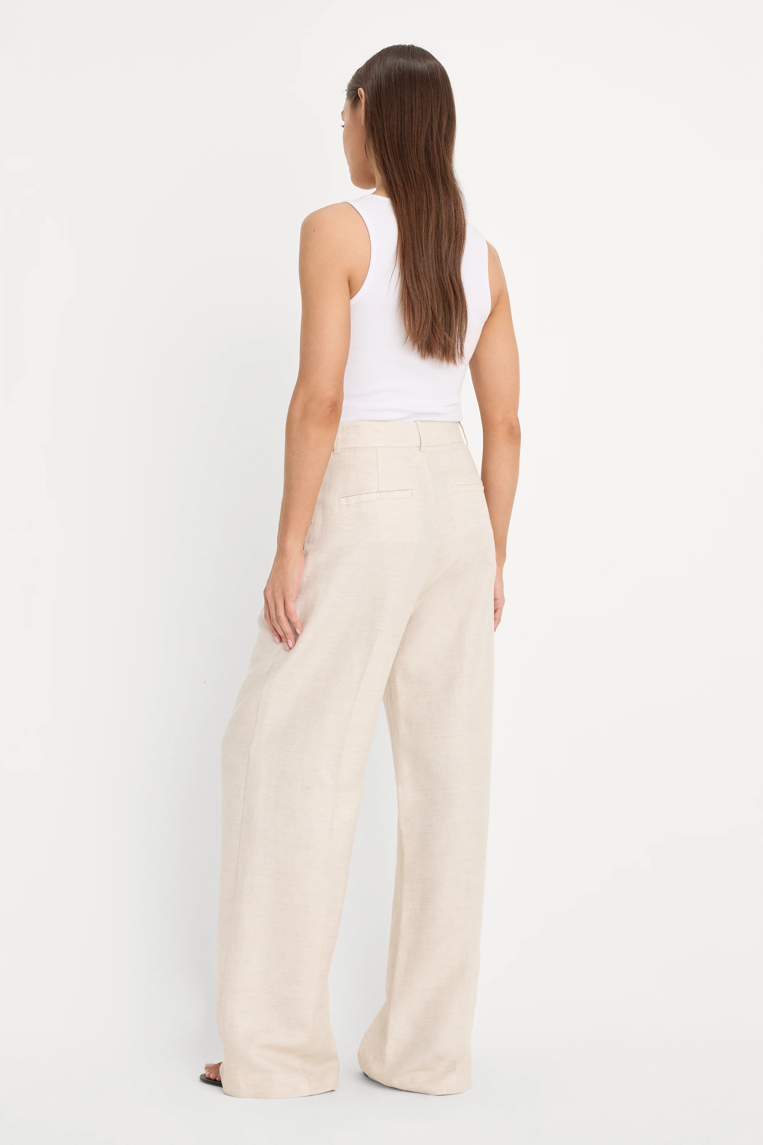 LINEN TROUSERS | OAT - Image 5