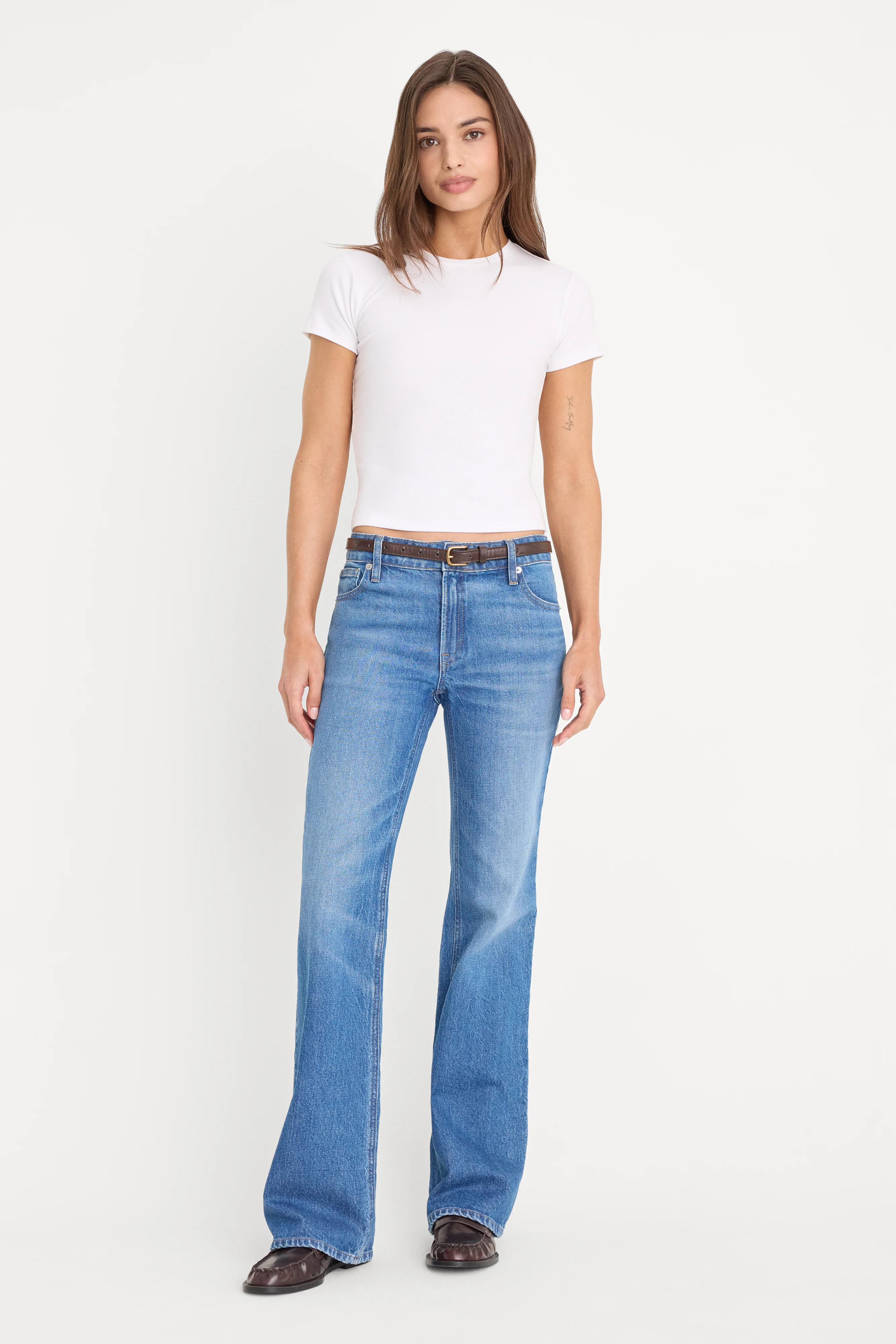 THE RIB BABY TEE | WHITE - Image 4