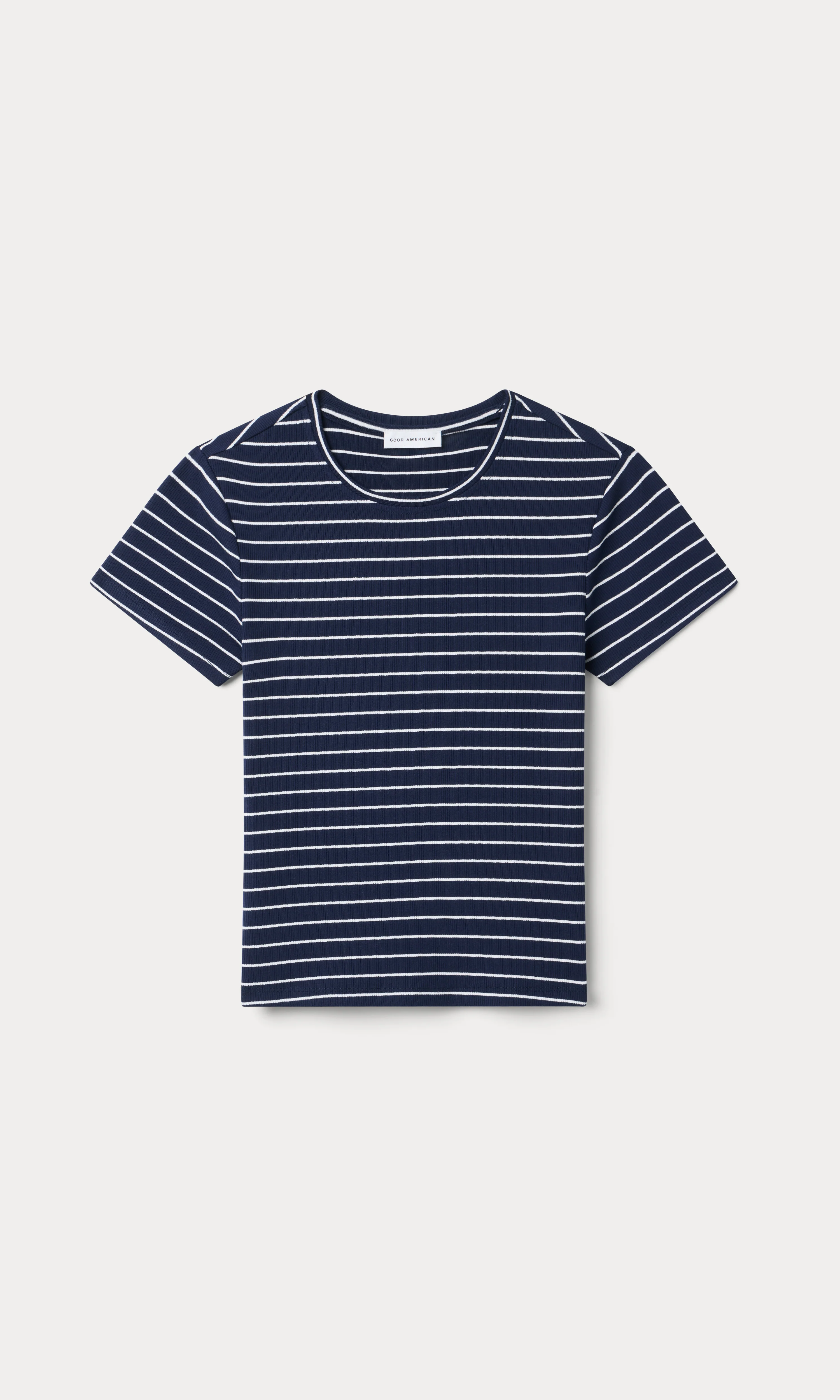 THE RIB BABY TEE | SIMPLE STRIPE HORIZON INK - Image 6