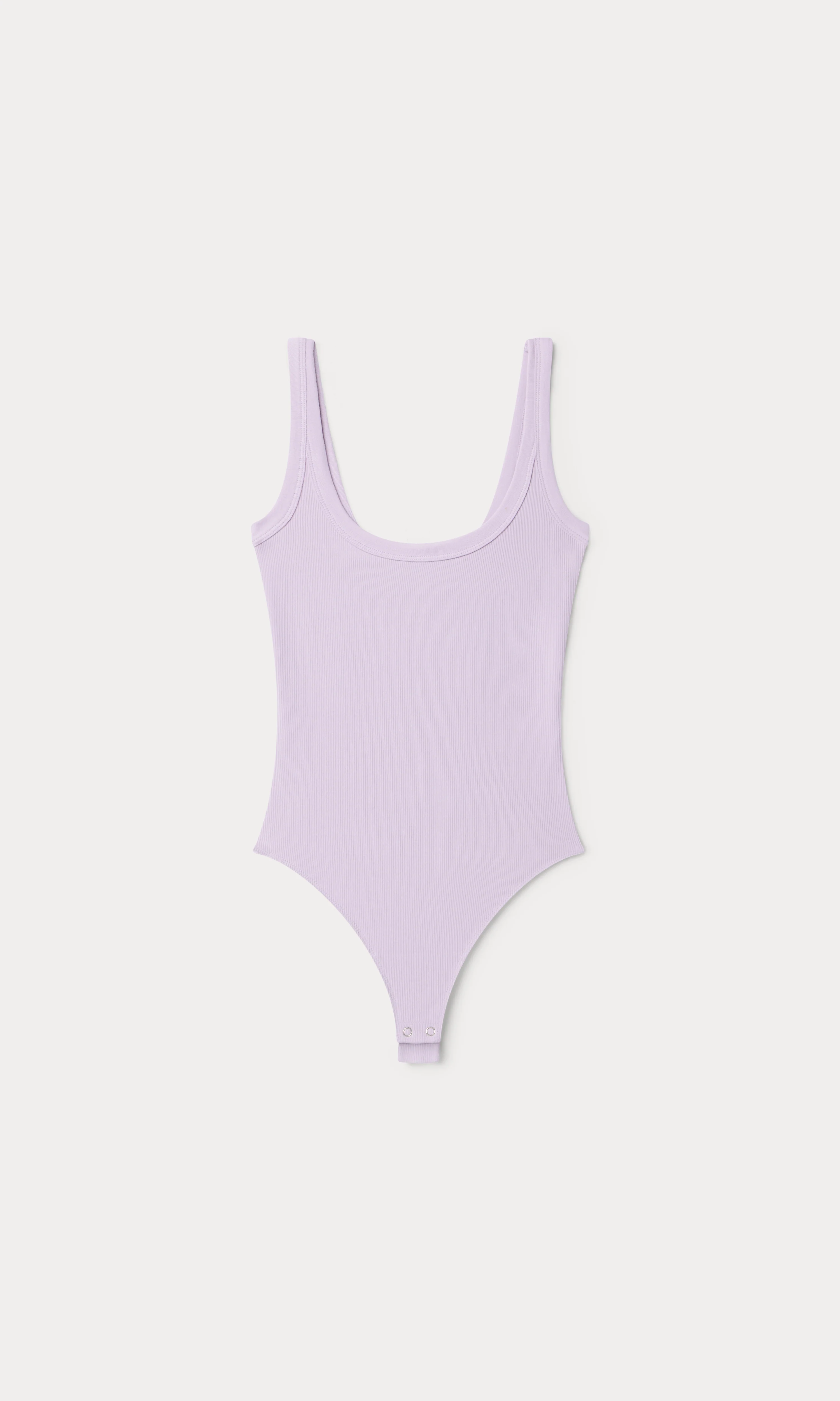 MODAL RIB TANK BODYSUIT | LIGHT LILAC - Image 7