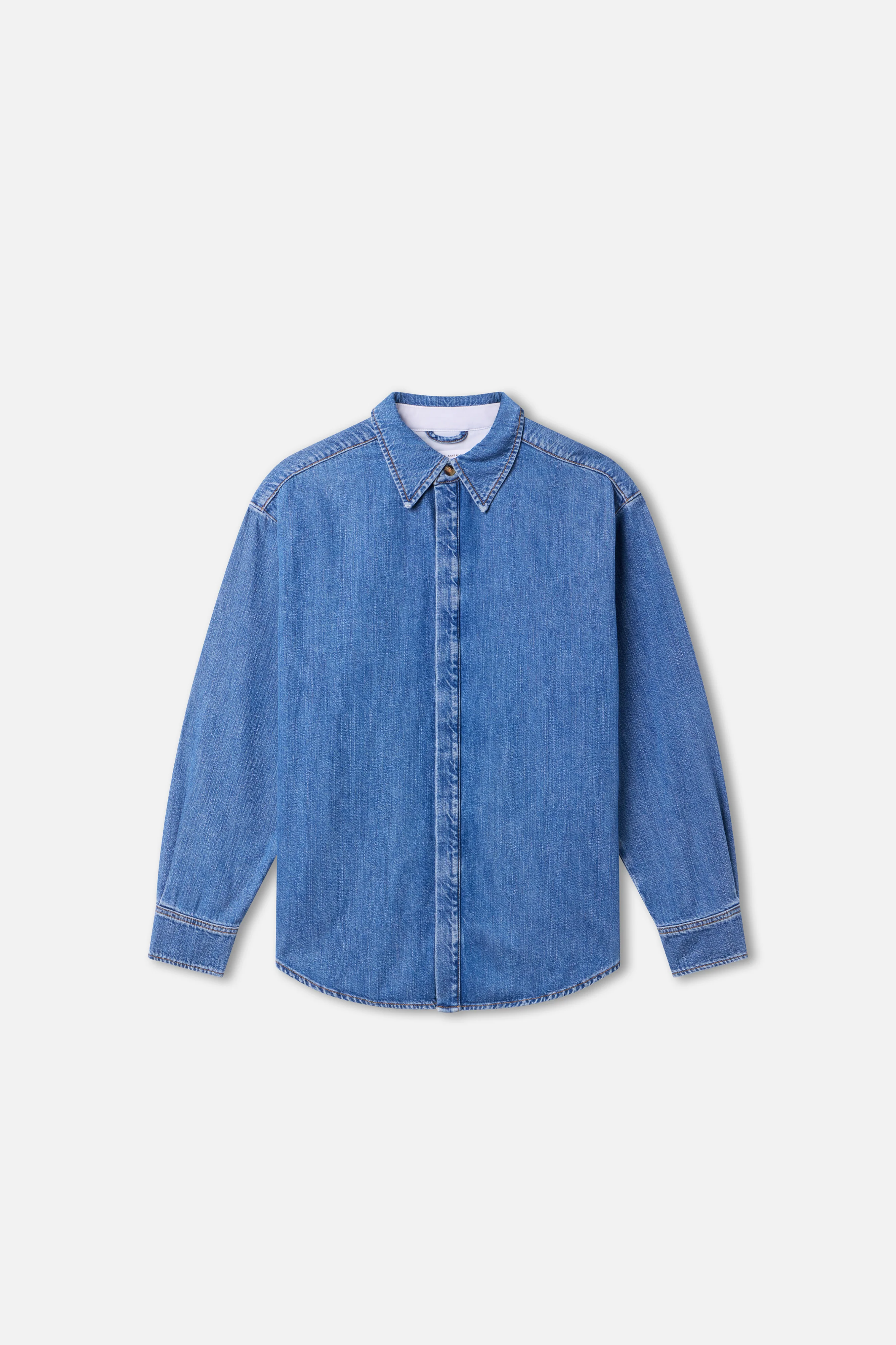 OVERSIZED DENIM SHIRT | INDIGO1024 - Image 2