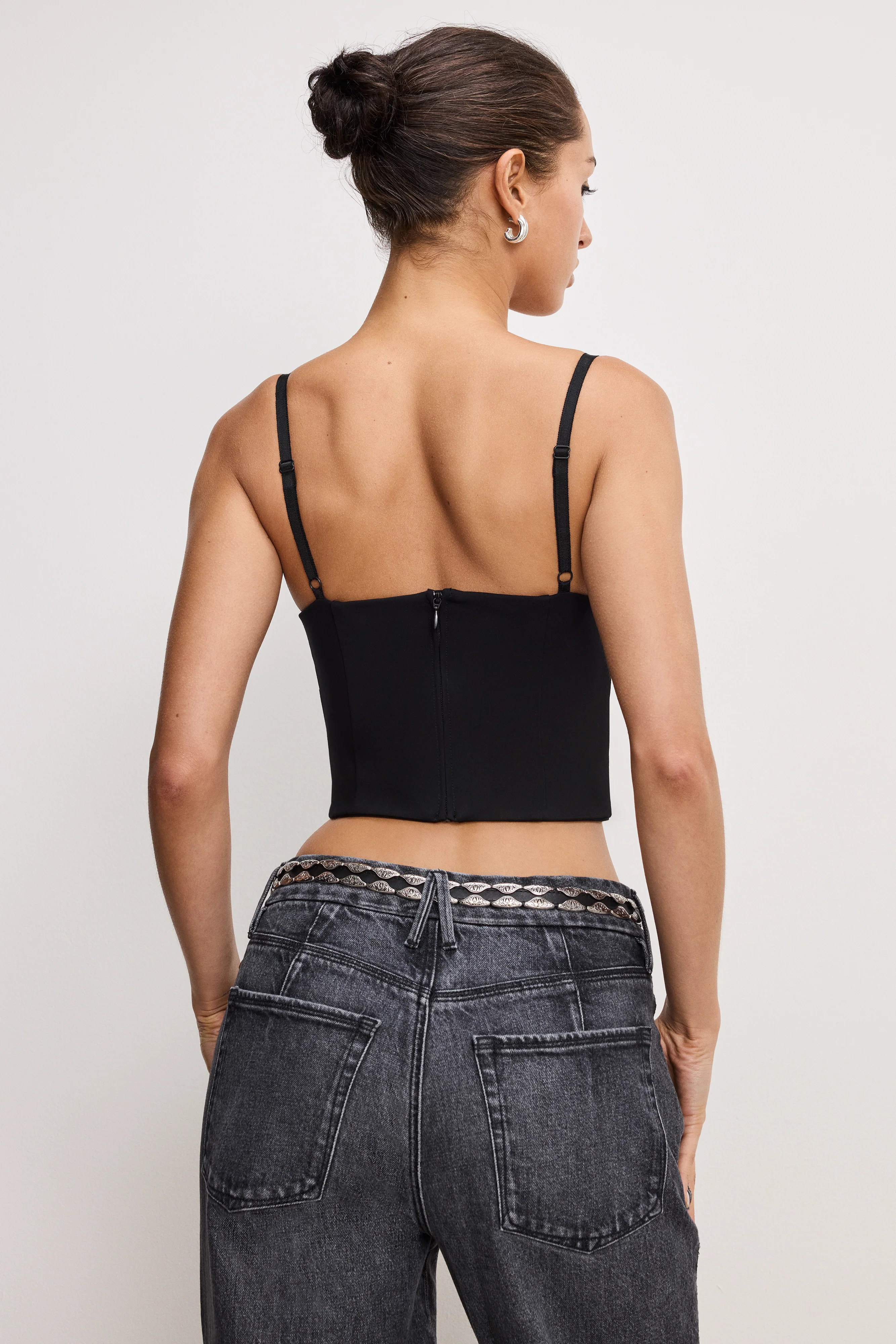 PONTE EMBELLISHED TOP | BLACK001 - Image 2