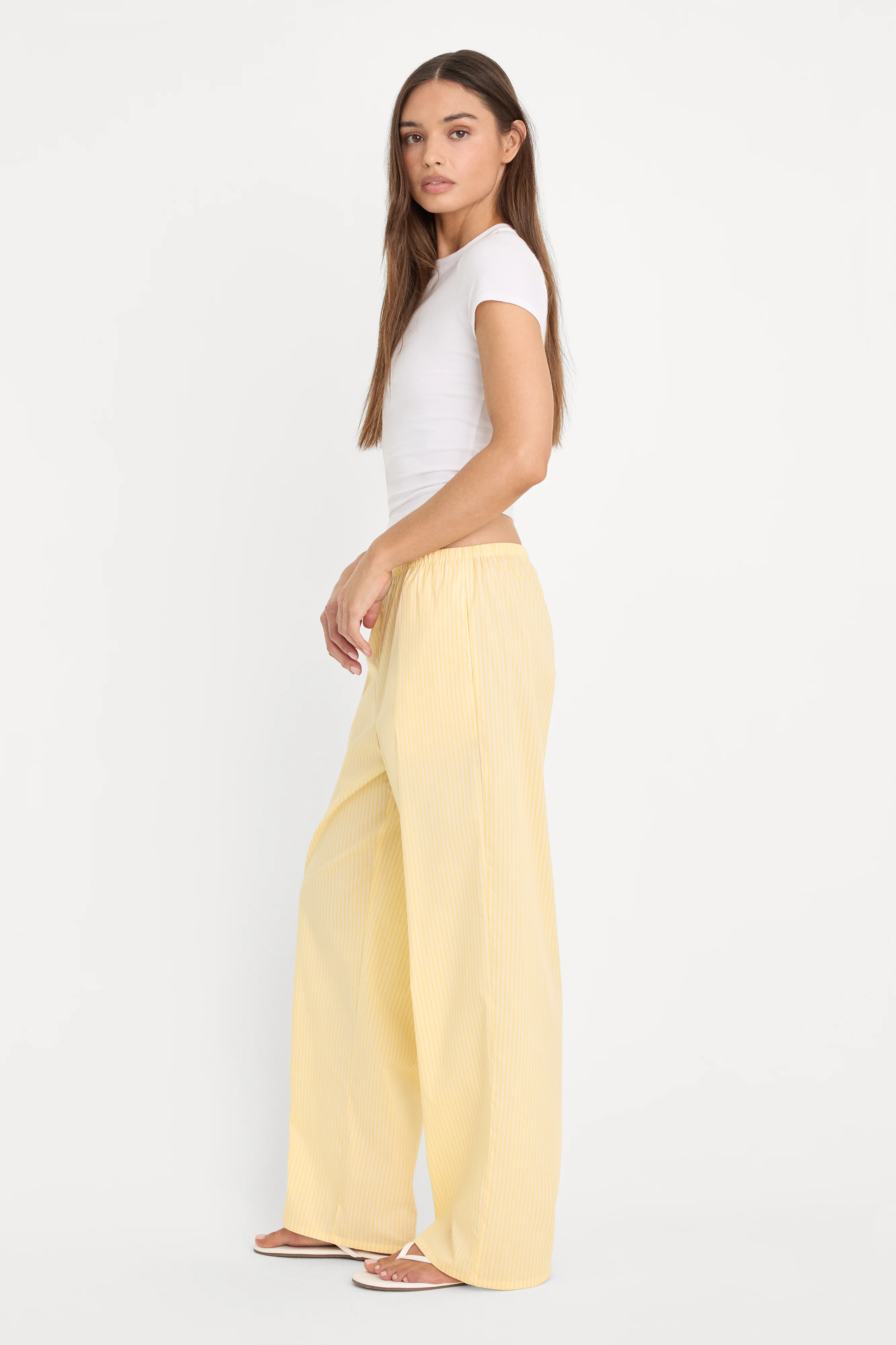 POPLIN PULL ON PANTS | BUTTERBEAM STRIPE - Image 5