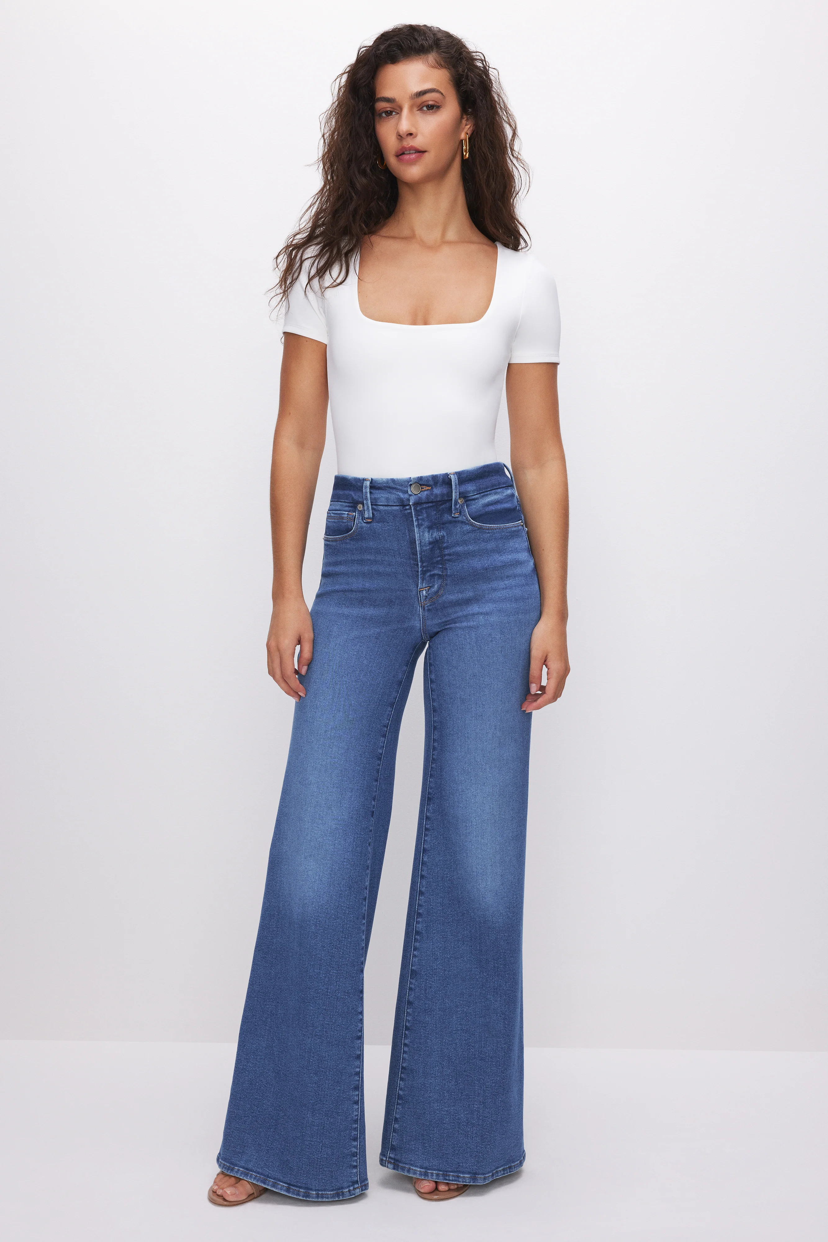 SCULPTING SQUARE NECK BODYSUIT | WHITE001 - Image 5
