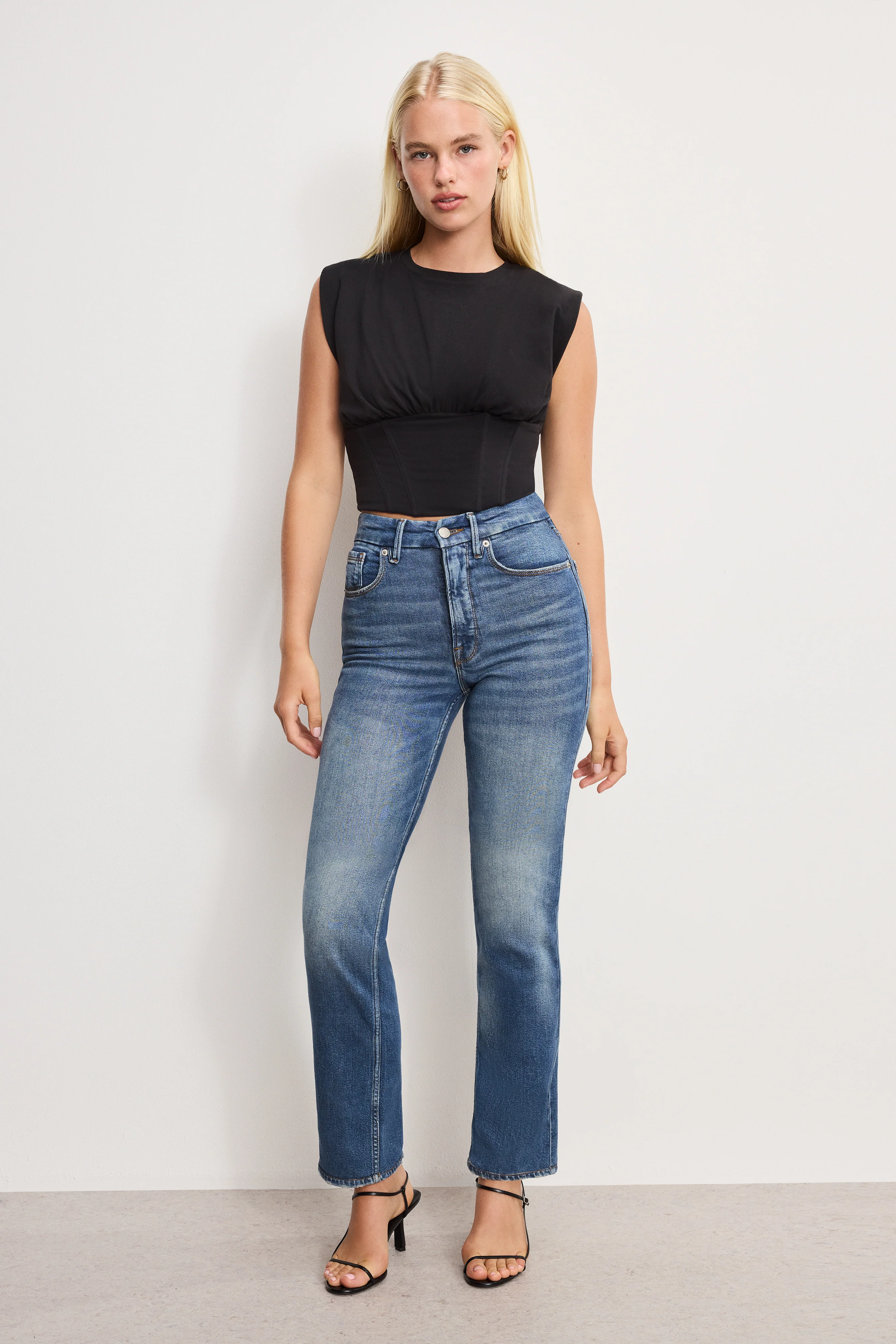 SLEEVELESS CORSET TOP | BLACK001 - Image 4