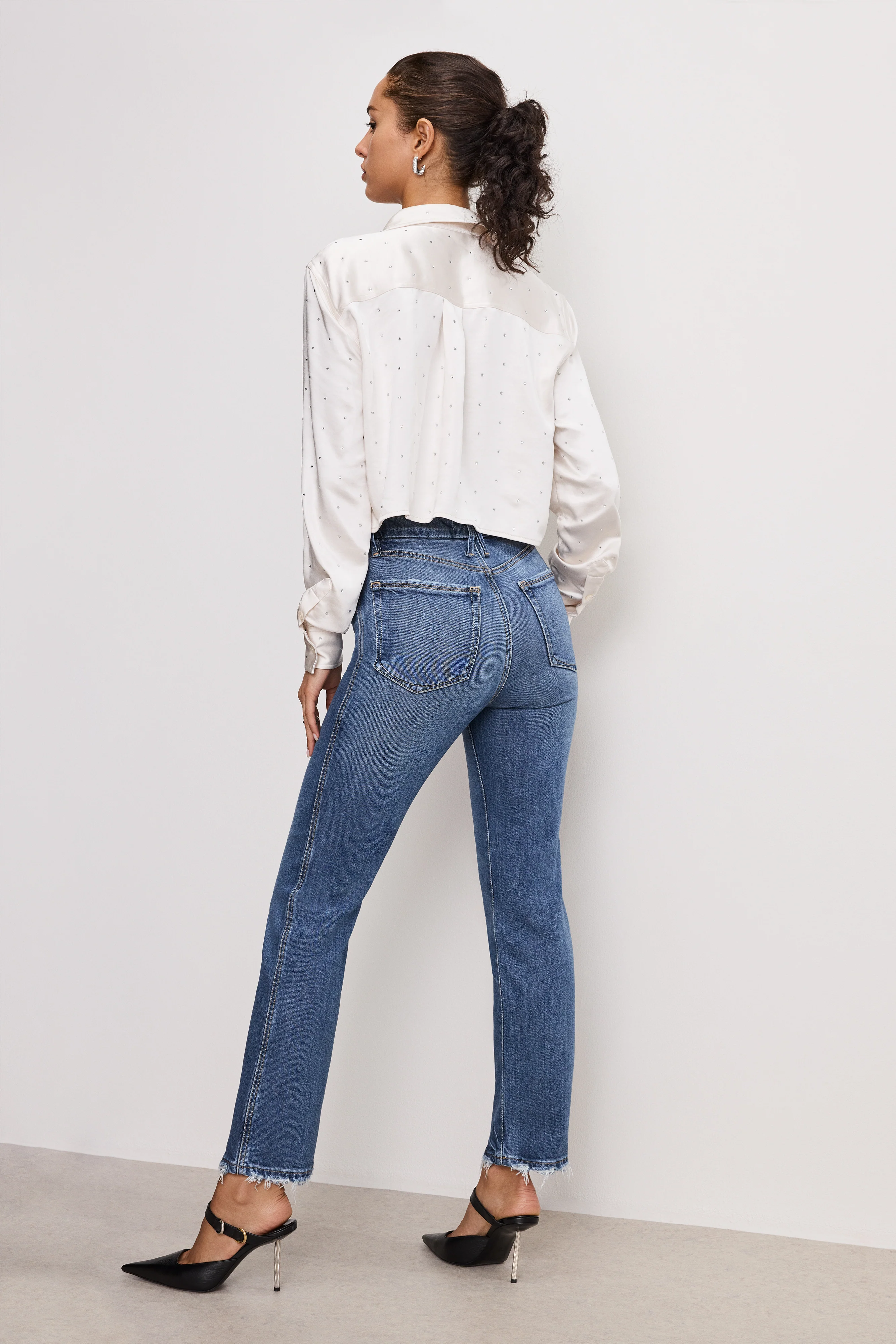 SOFT TECH GOOD CURVE STRAIGHT JEANS | INDIGO737 - Image 5