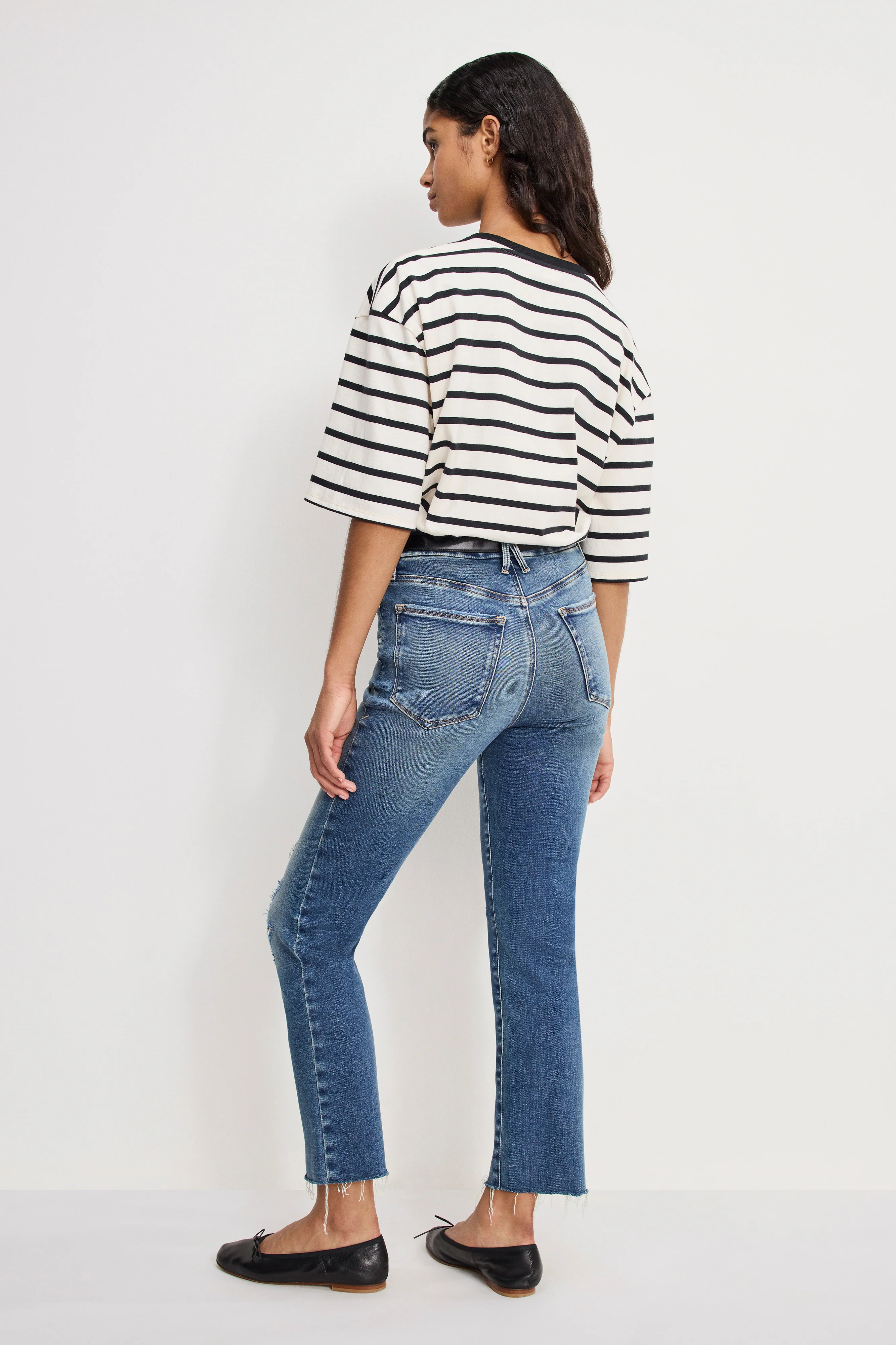 SOFT TECH GOOD LEGS STRAIGHT JEANS | INDIGO1077 - Image 3