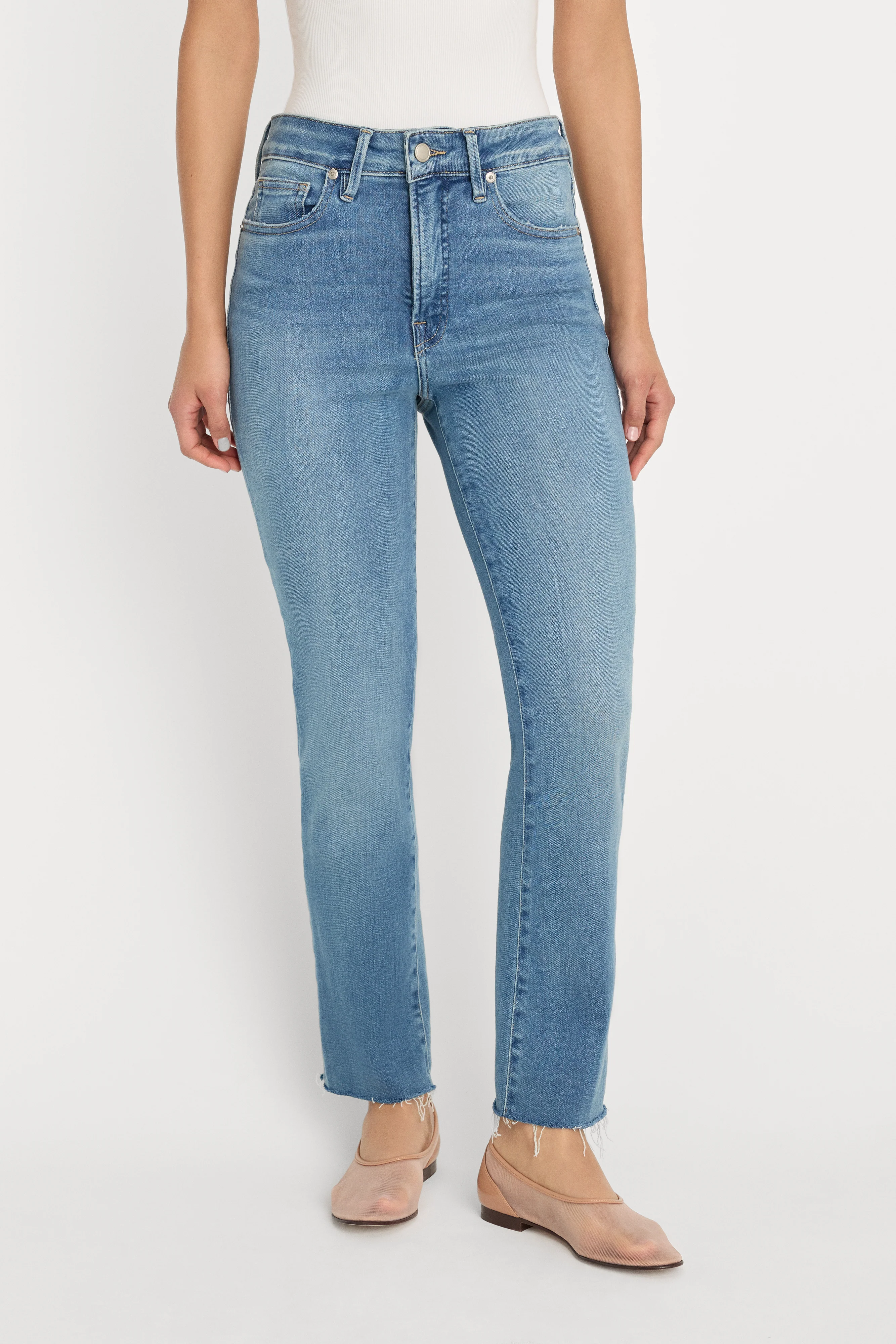 SOFT TECH GOOD LEGS STRAIGHT JEANS | INDIGO1209 - Image 4